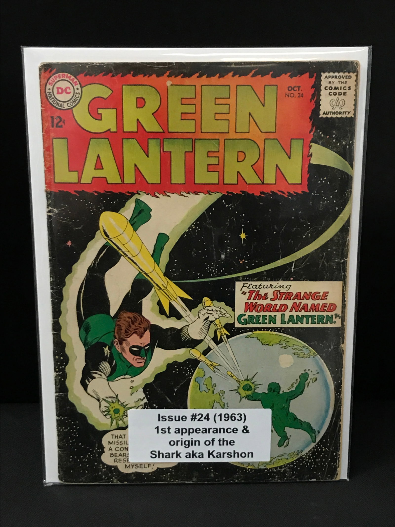 THE GREEN LANTERN #24 (1963) 1ST APP OF THE SHARK - DC COMICS (1 of 1)