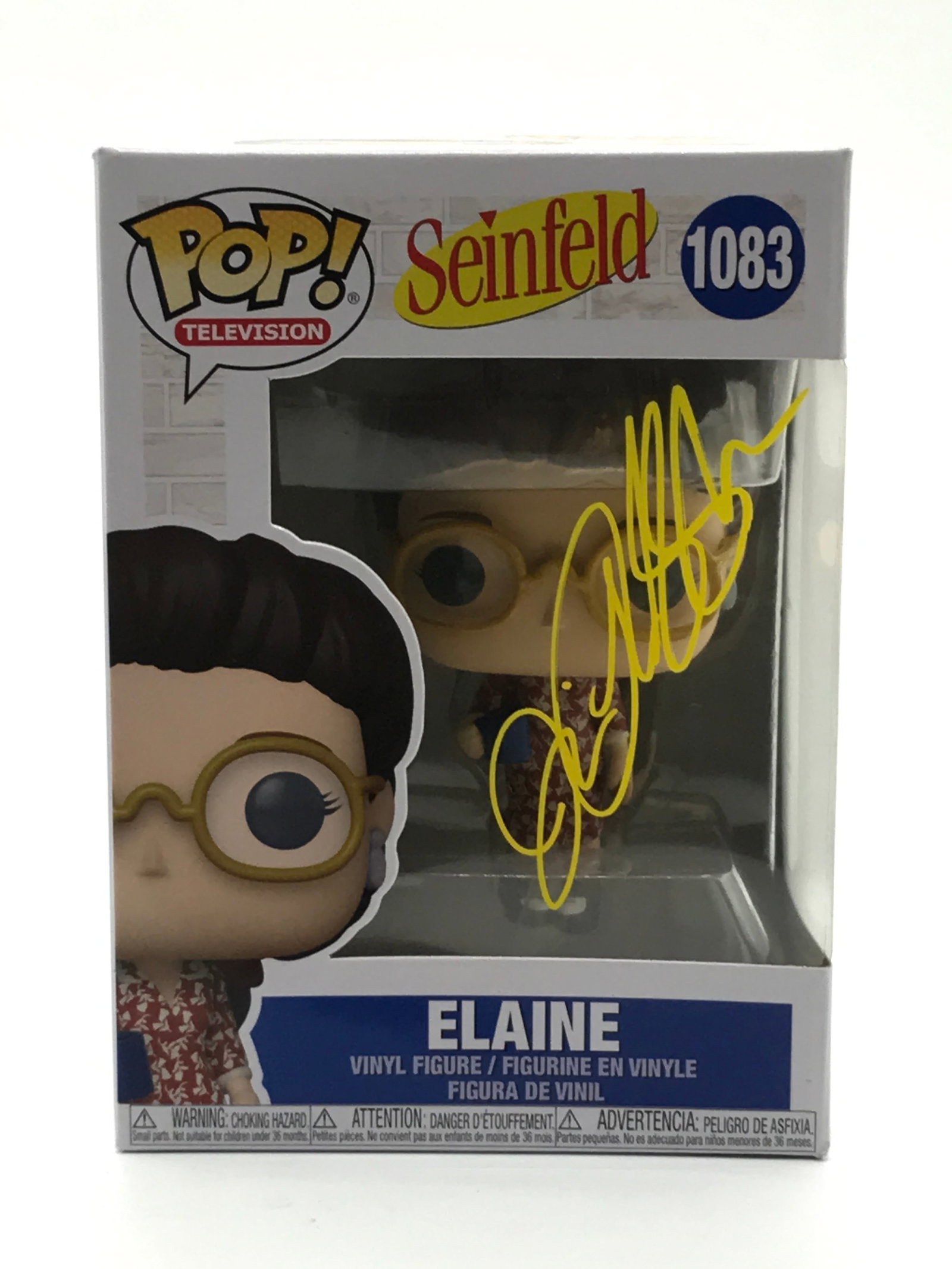 JULIE LOUIS-DREYFUS SIGNED ELAINE SEINFELD FUNKO POP - KB COA: Prices are in Canadian dollars