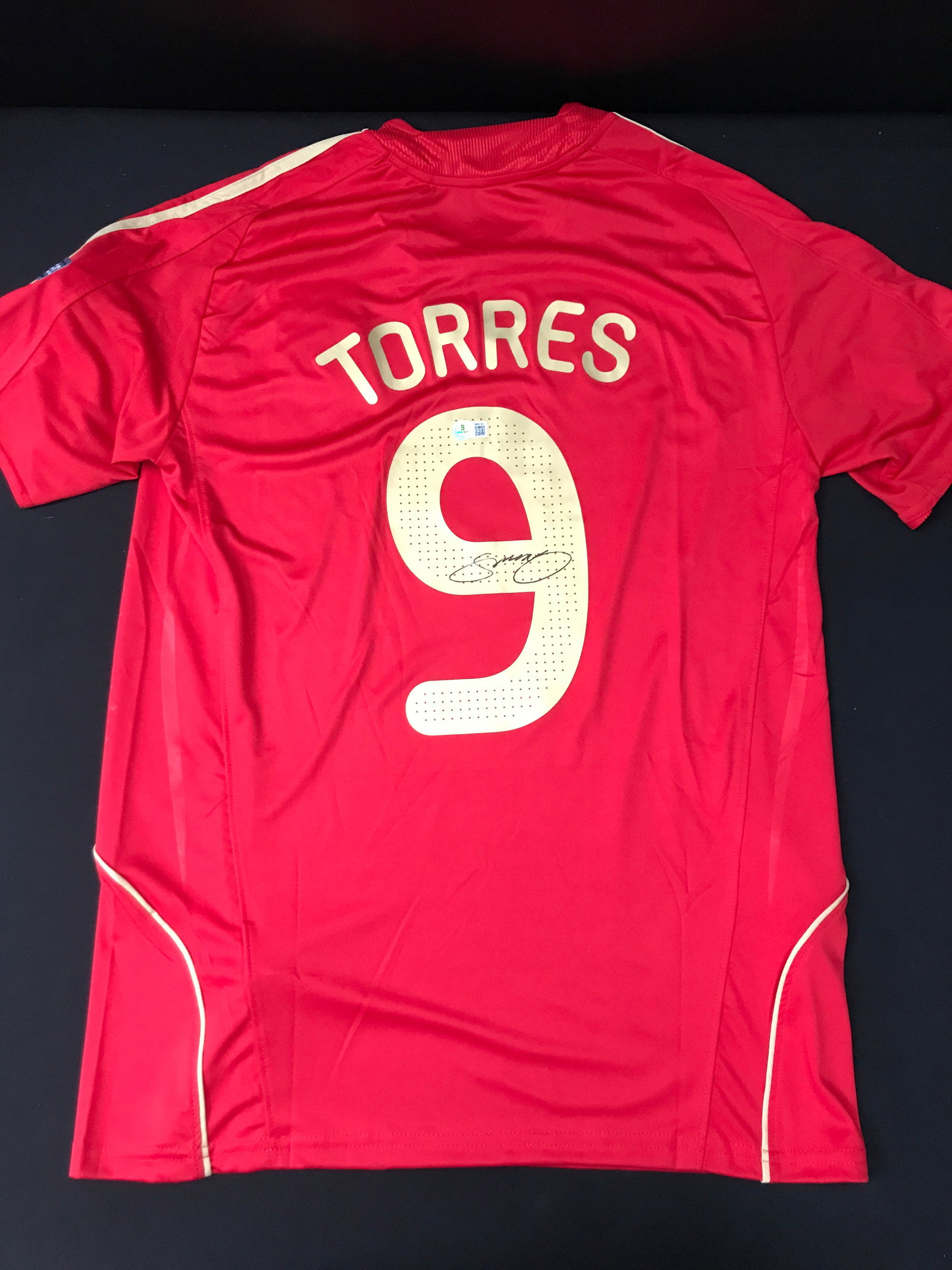 FERNANDO TORRES SIGNED SPAIN FC SOCCER JERSEY - BECKETT COA: Prices are in Canadian dollars