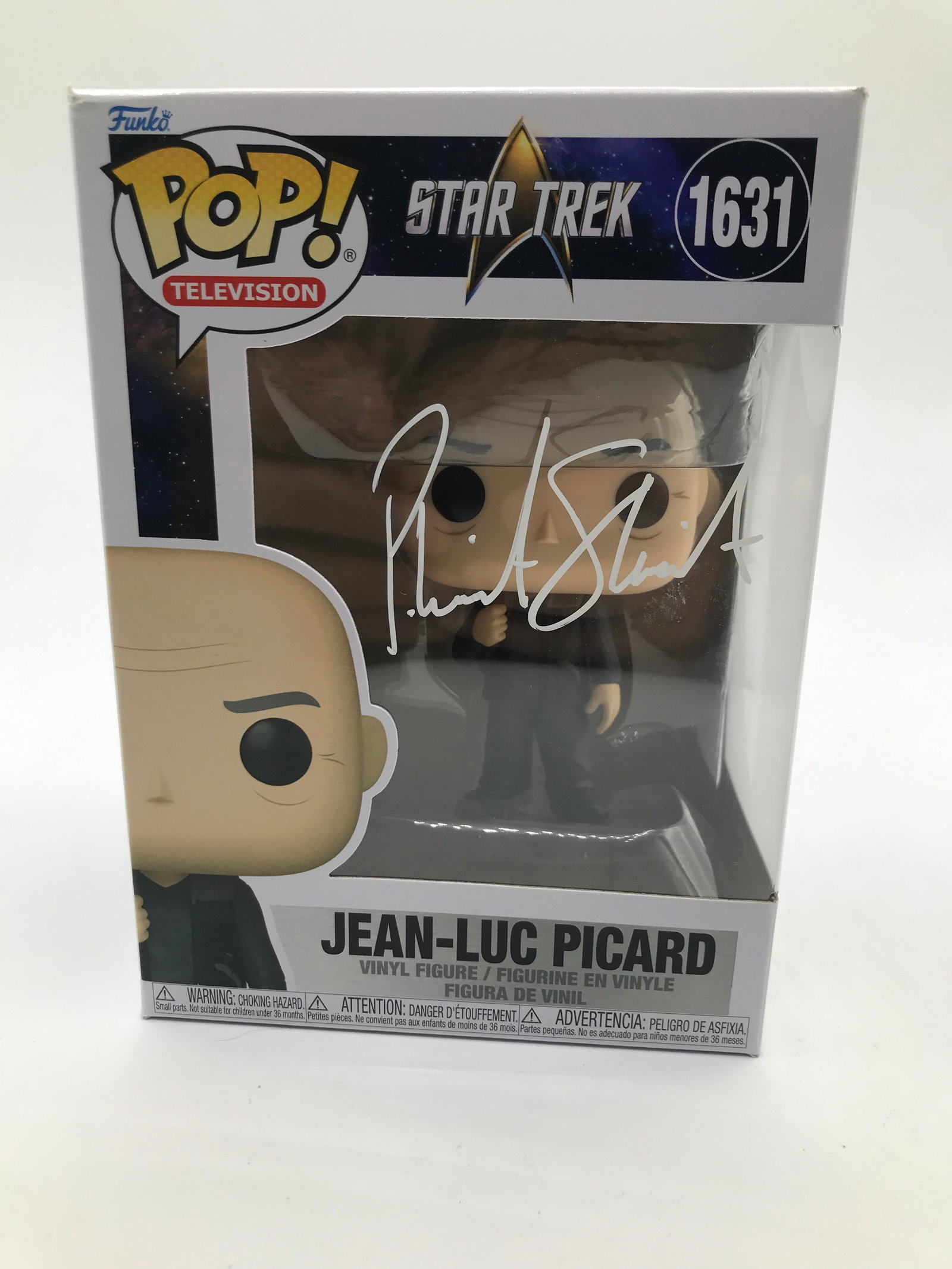 PATRICK STEWART SIGNED JEAN-LUC PICARD STAR TREK FUNKO POP - KB COA: Prices are in Canadian dollars