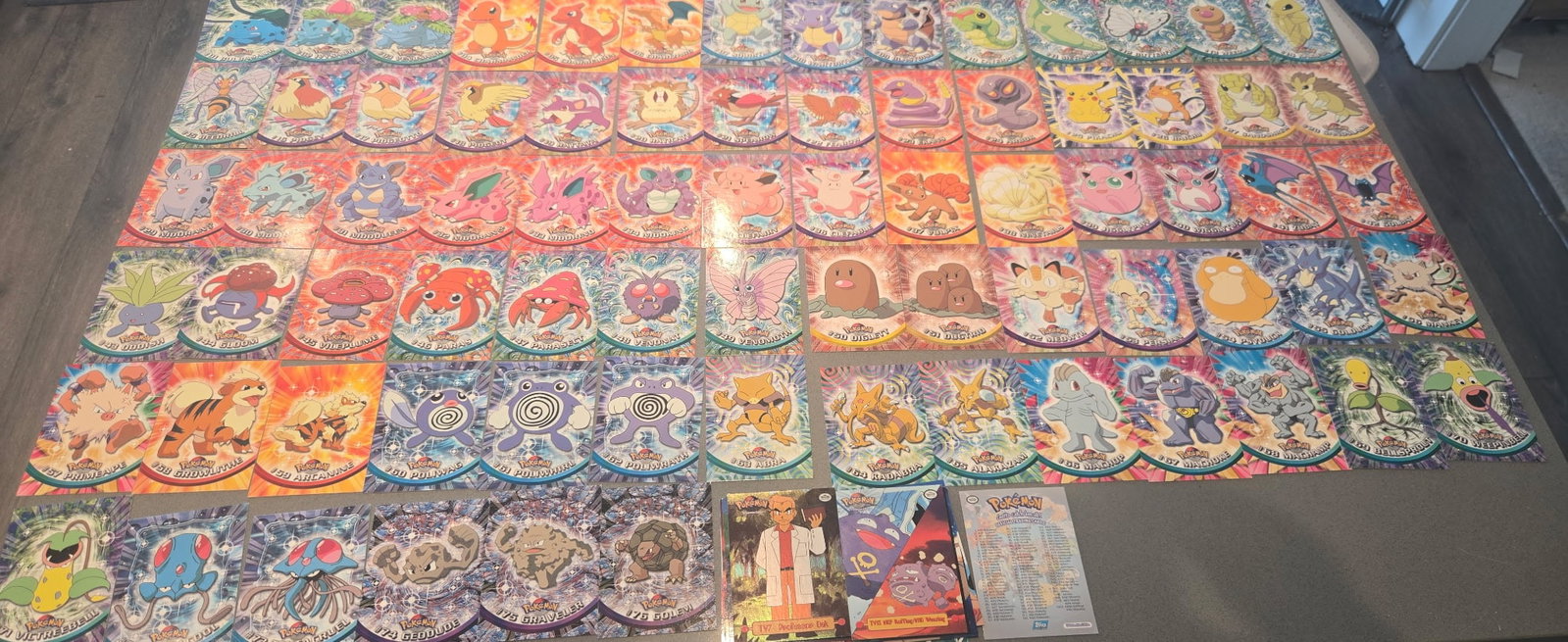 ALL NM COMPLETE SET 1998 TOPPS POKEMON TRADING CARDS: Prices are in Canadian dollars