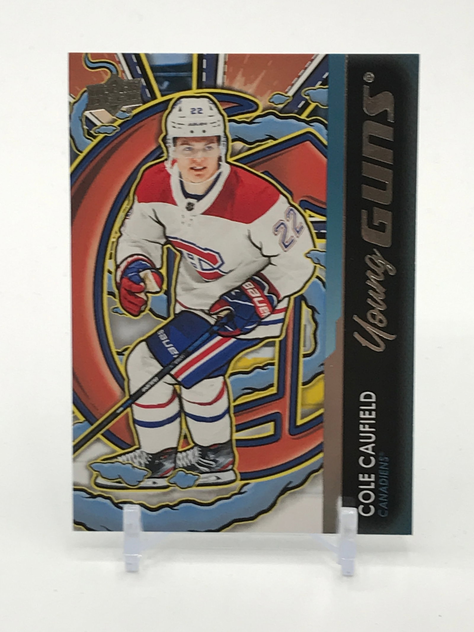 2024-25 UPPER DECK SERIES 2 COLE CAULFIELD YOUNG GUNS STAIN GLASS TRADING CARD: Prices are in Canadian dollars