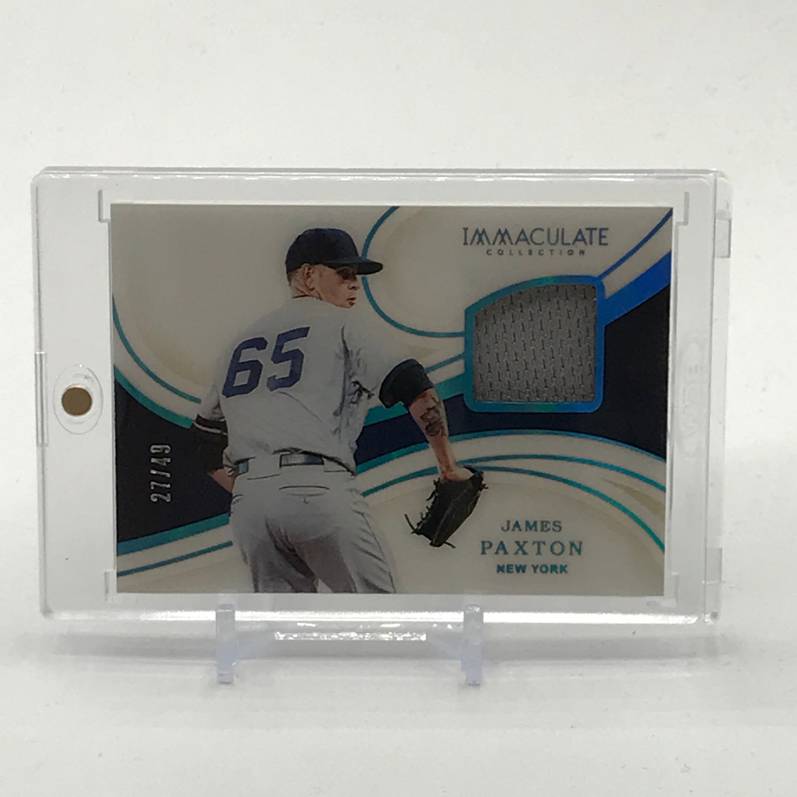 2020 PANINI IMMACULATE COLLECTION BASEBALL JAMES PAXTON PATCH TRADING CARD: Prices are in Canadian dollars