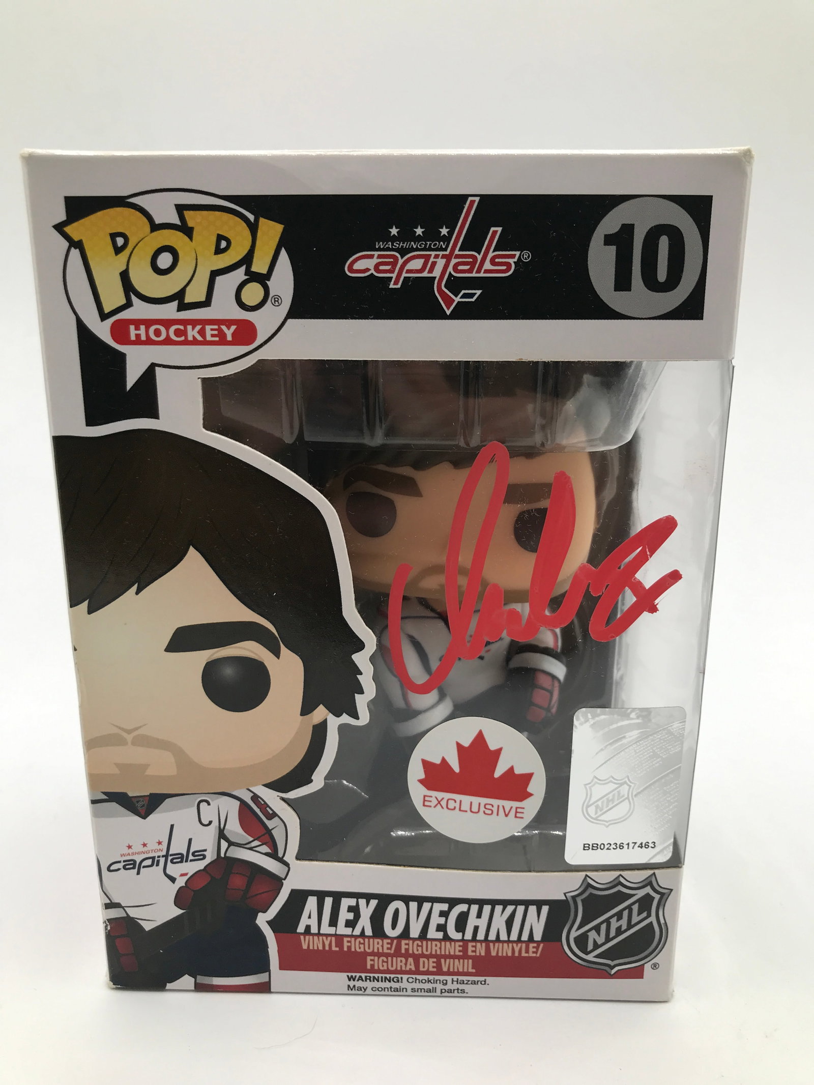 ALEX OVECHKIN SIGNED FUNKO POP - ACE COA: Prices are in Canadian dollars