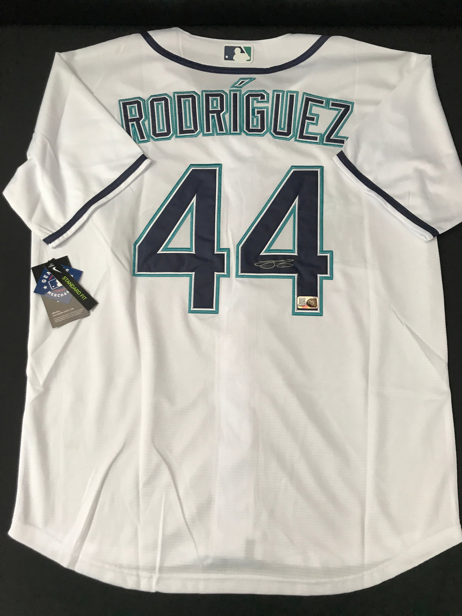 JULIO RODRIGUES SIGNED SEATTLE MARINERS CUSTOM JERSEY - ELITE COA: Prices are in Canadian dollars