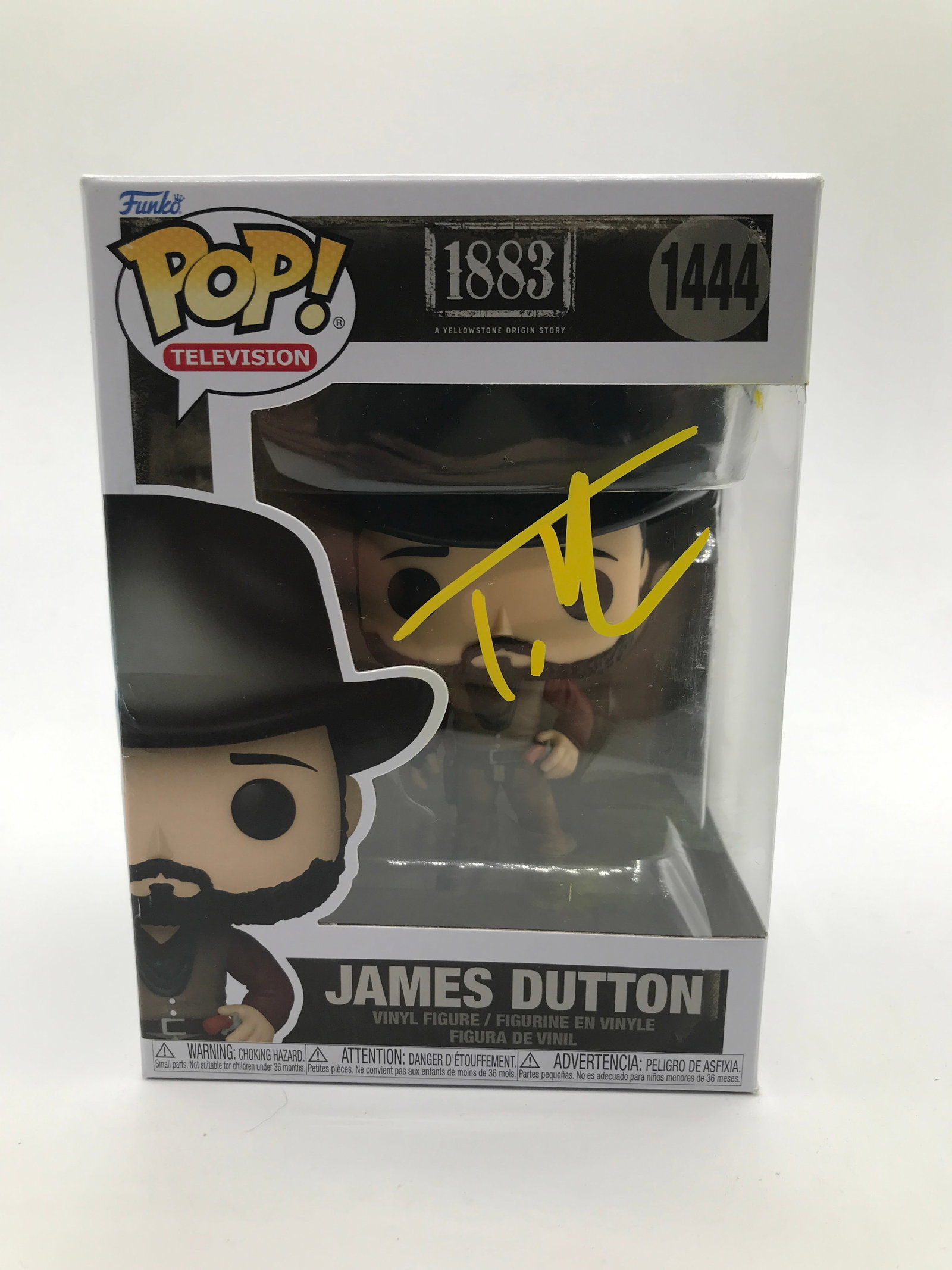 TIM MCGRAW SIGNED JAMES DUTTON FUNKO POP - HOLLYWOOD COA: Prices are in Canadian dollars