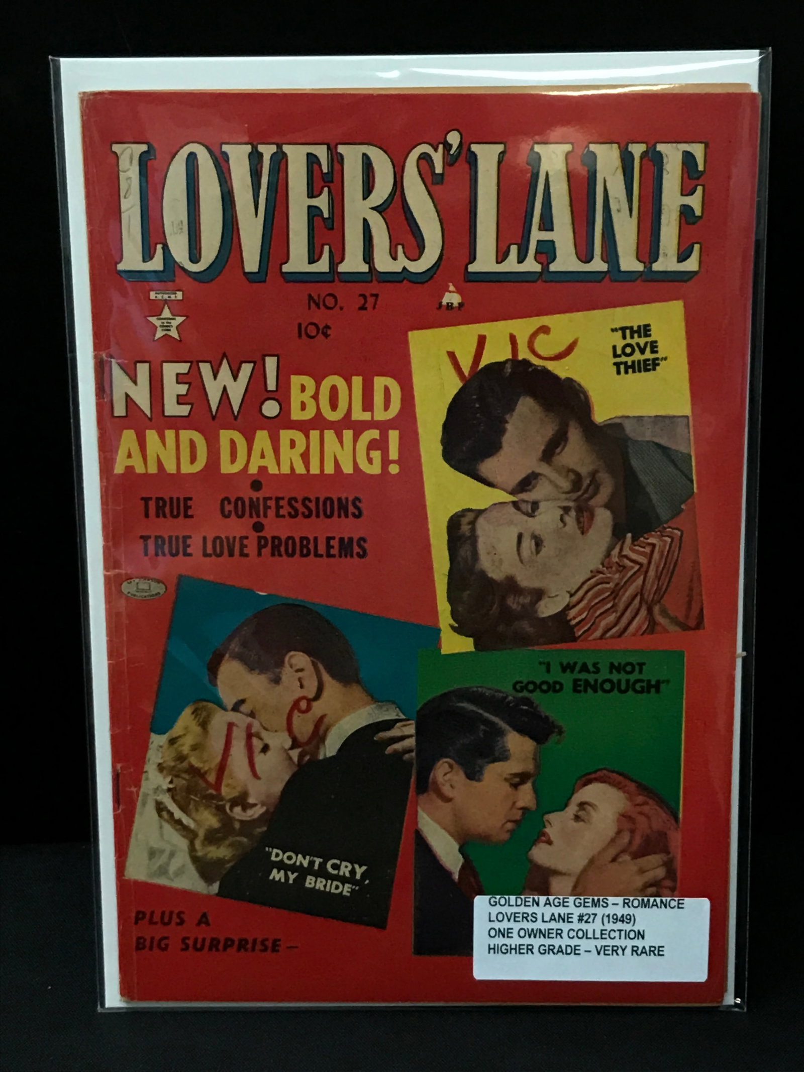 LOVERS' LANE #27 (1949) ONE OWNER COLLECTION: Prices are in Canadian dollars