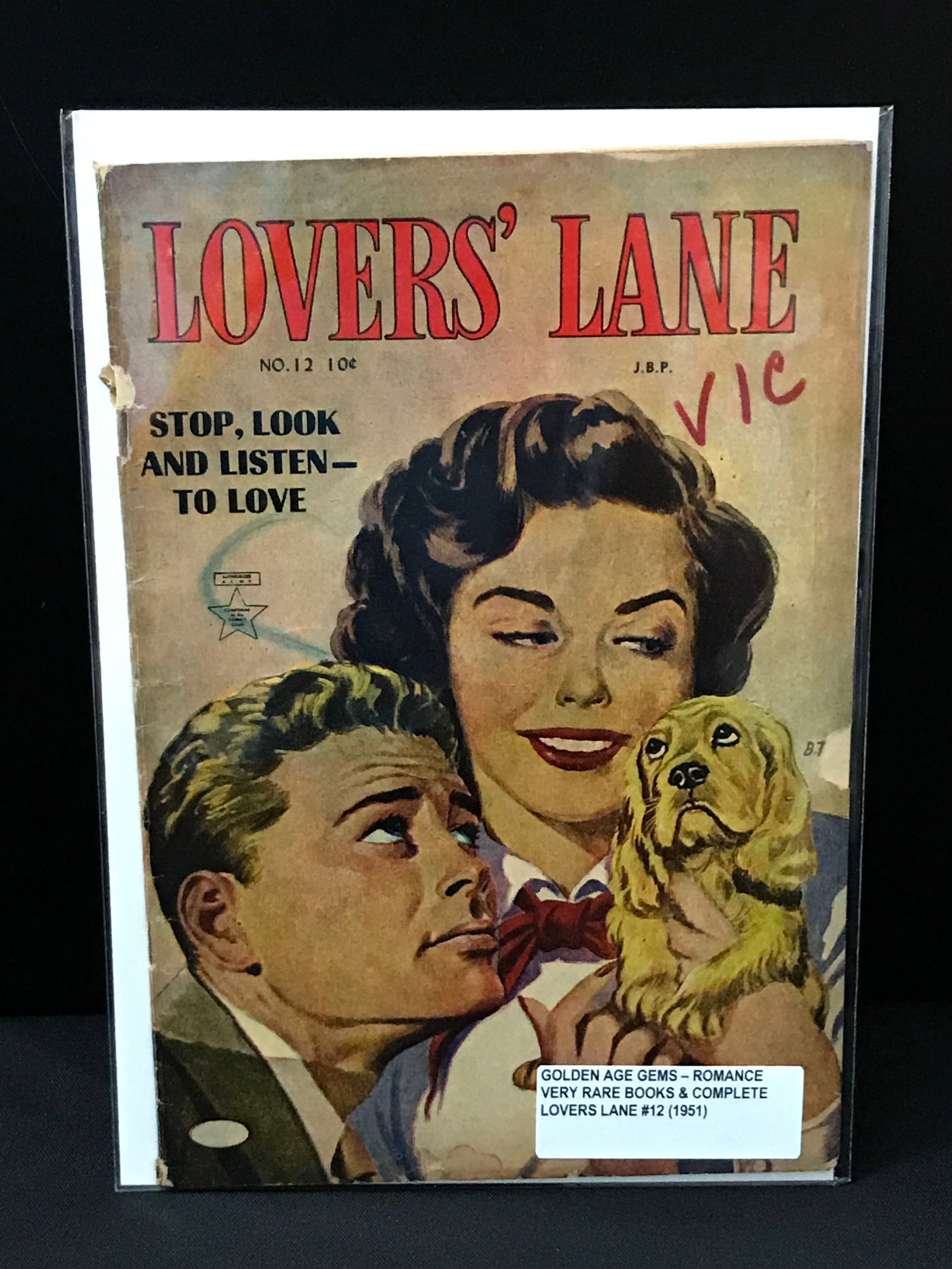 LOVERS' LANE #12 (1951) ONE OWNER COLLECTION: Prices are in Canadian dollars