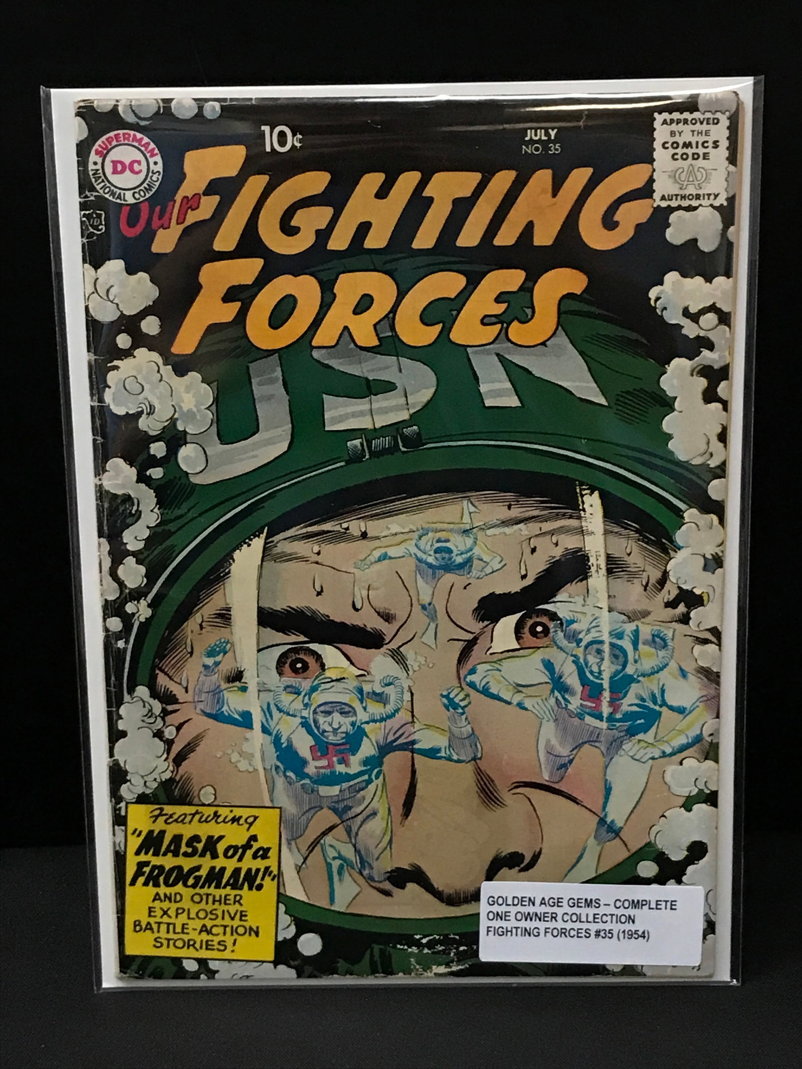 FIGHTING FORCES #35 (1954) ONE OWNER COLLECTION - DC COMICS: Prices are in Canadian dollars