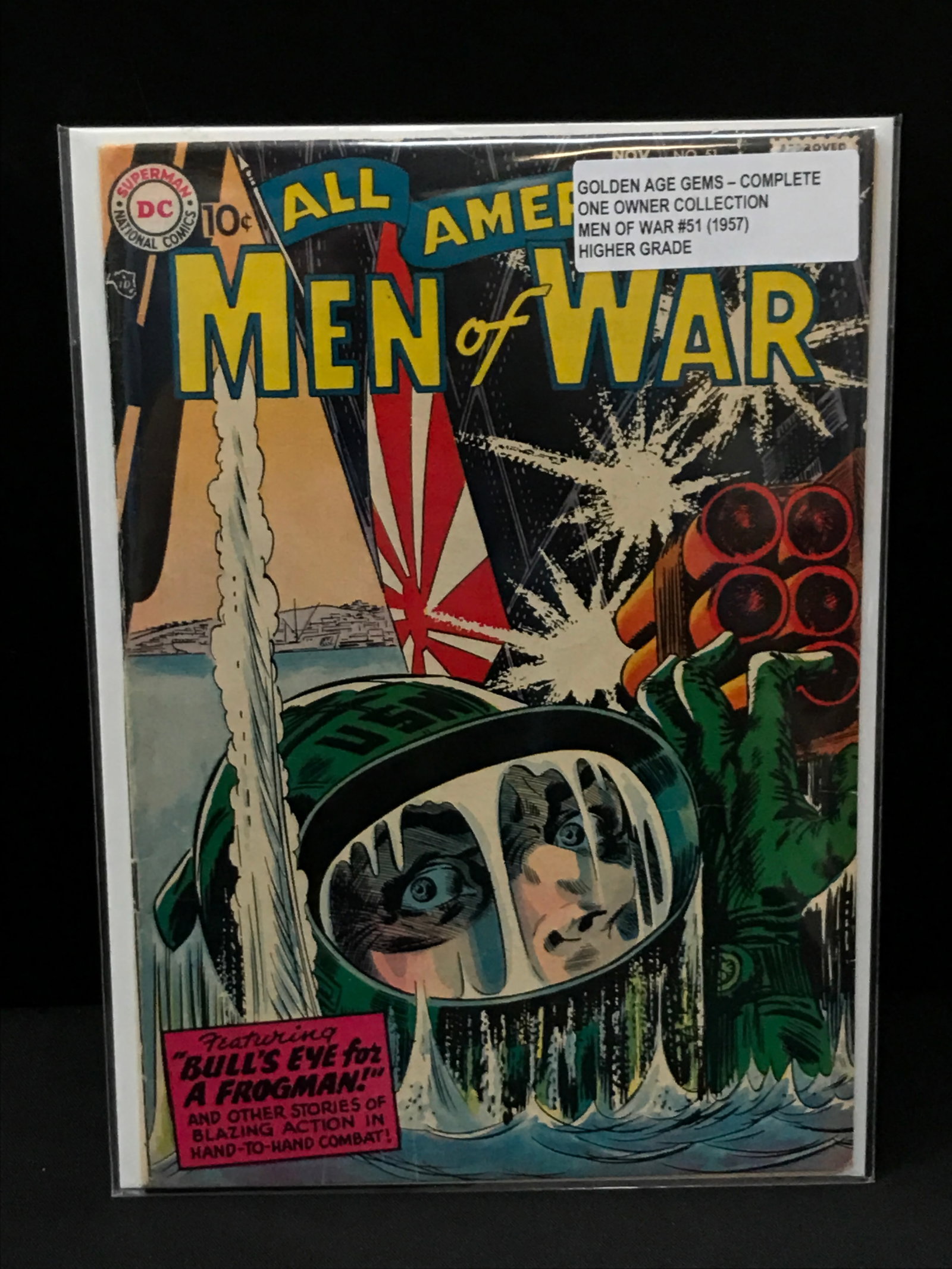 MEN OF WAR #51 (1957) ONE OWNER COLLECTION - DC COMICS: Prices are in Canadian dollars