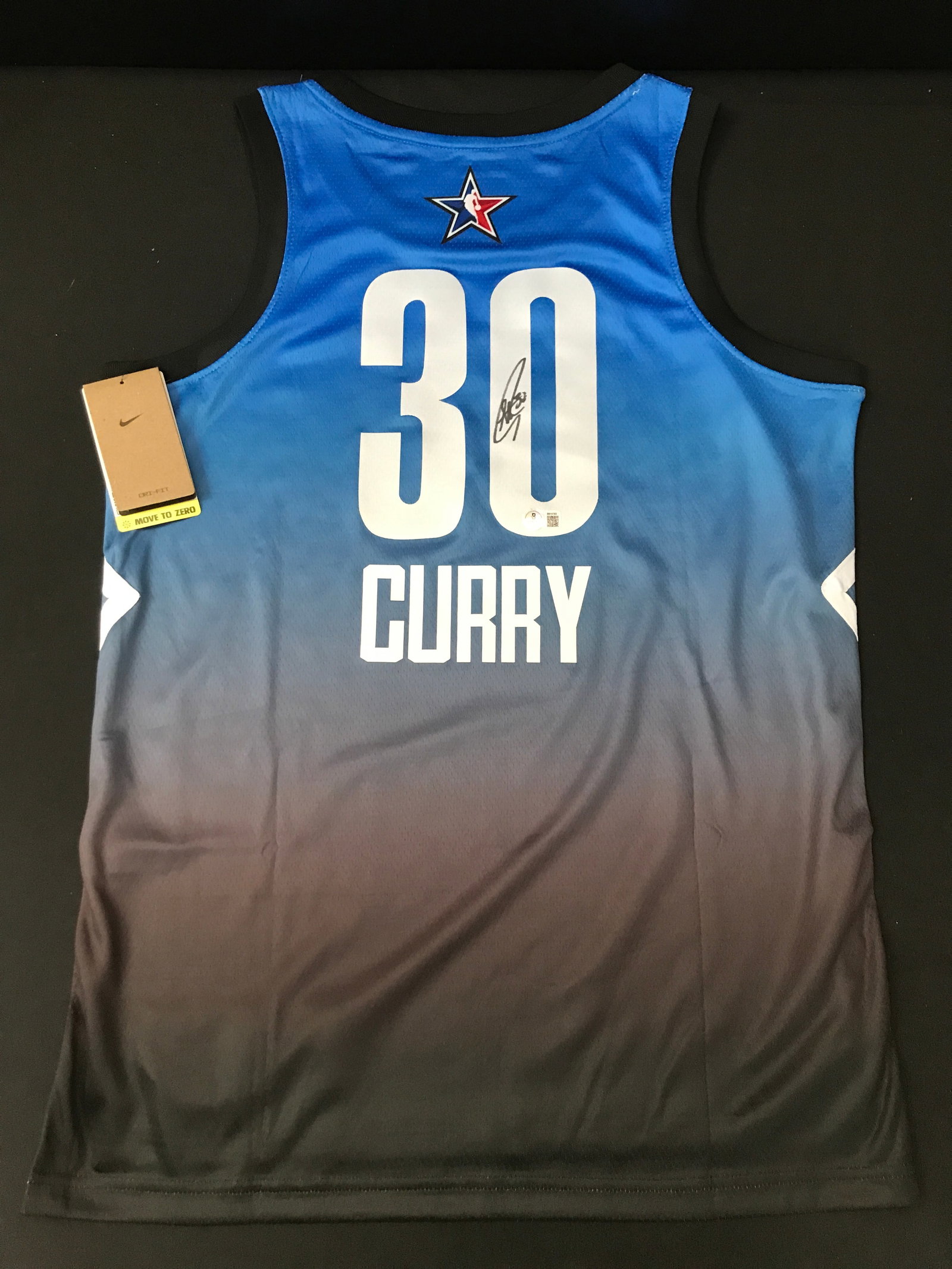 STEPHEN CURRY SIGNED ALL STAR JERSEY - BECKETT COA: Prices are in Canadian dollars