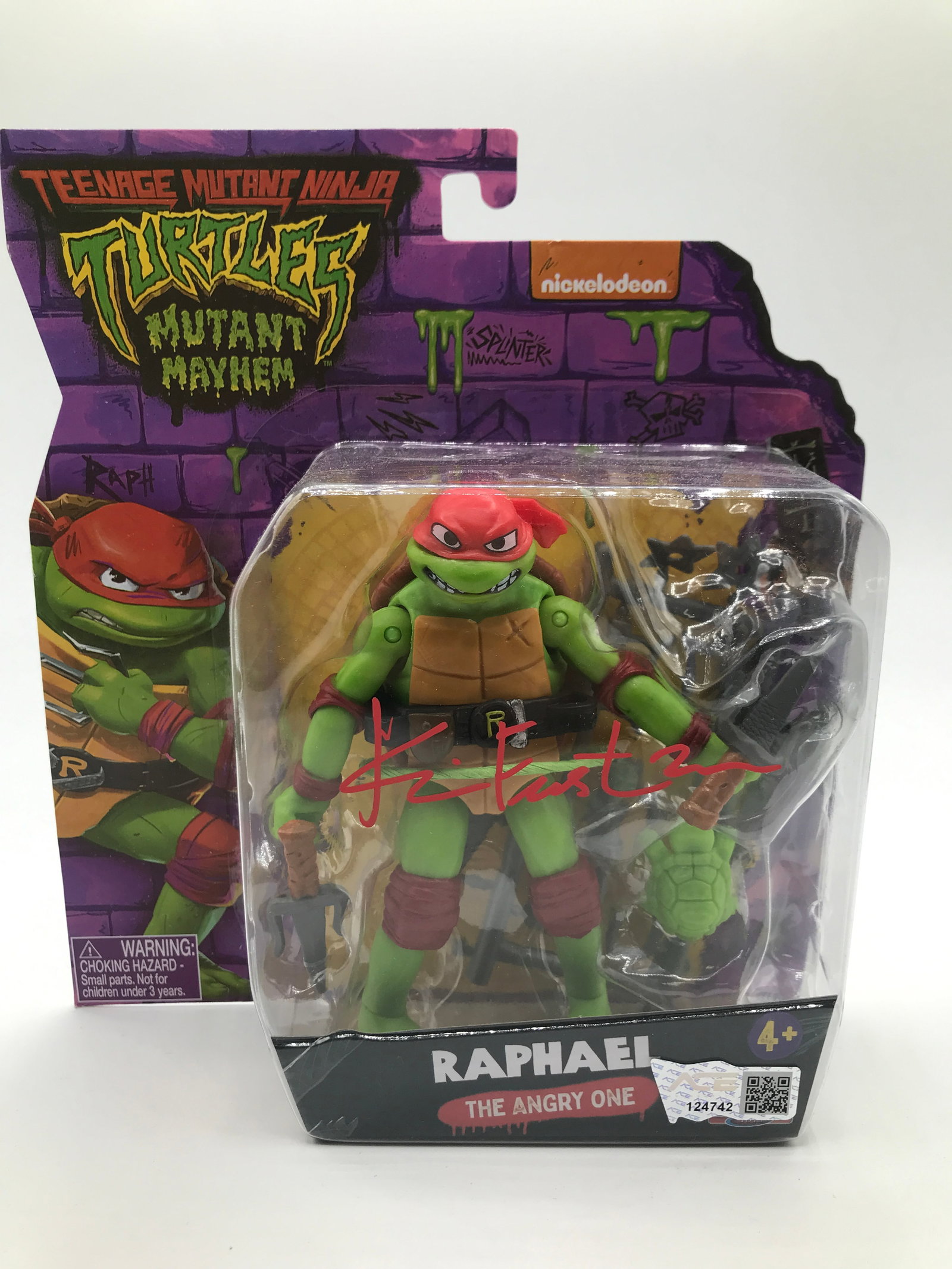 KEVIN EASTMAN SIGNED RAPHAEL T.M.NT ACTION FIGURE - ACE COA (1 of 1)