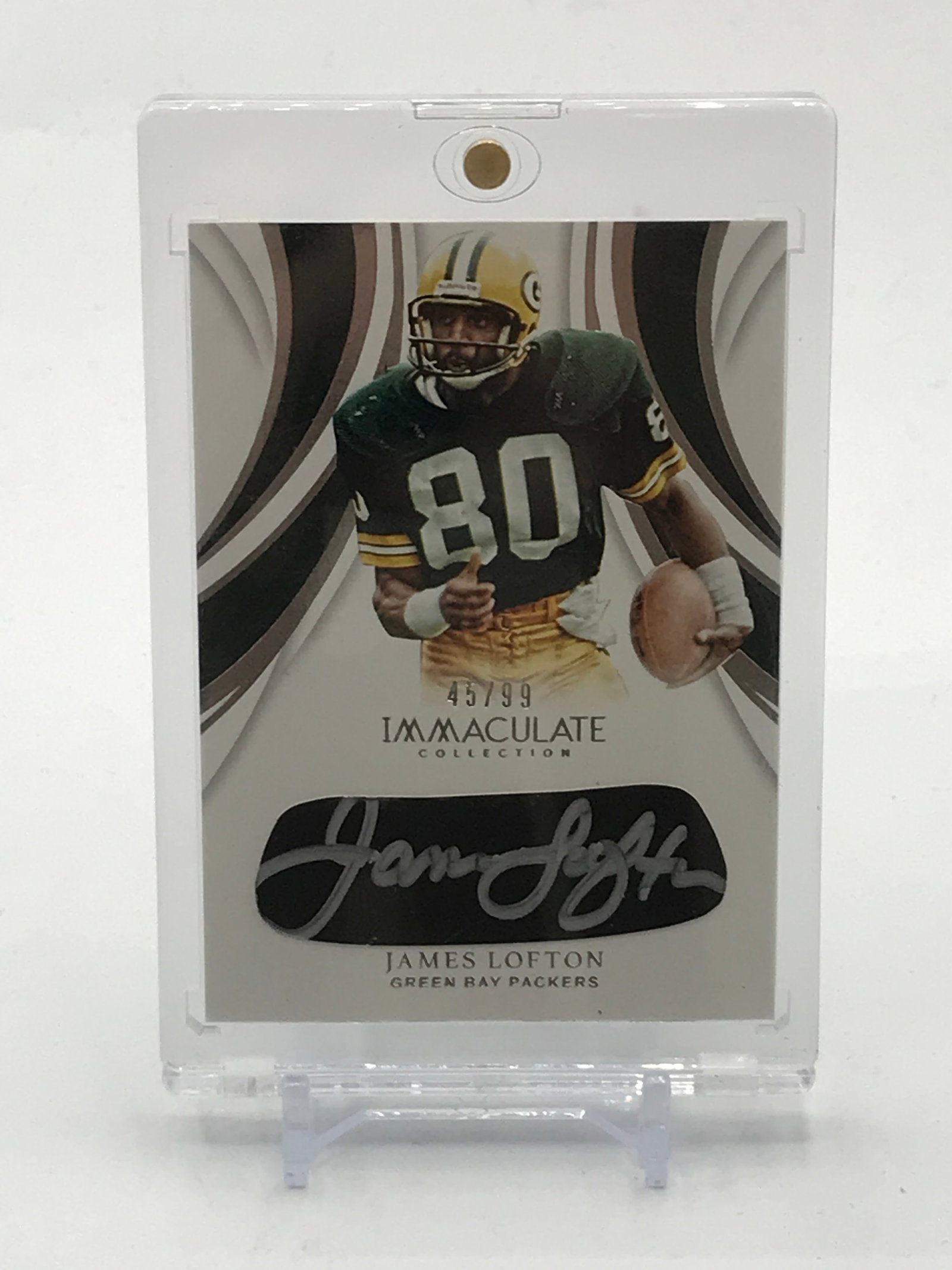 2019 PANINI IMMACULATE COLLECTION FOOTBALL JAMES LOFTON TRADING CARD 45/99: Prices are in Canadian dollars