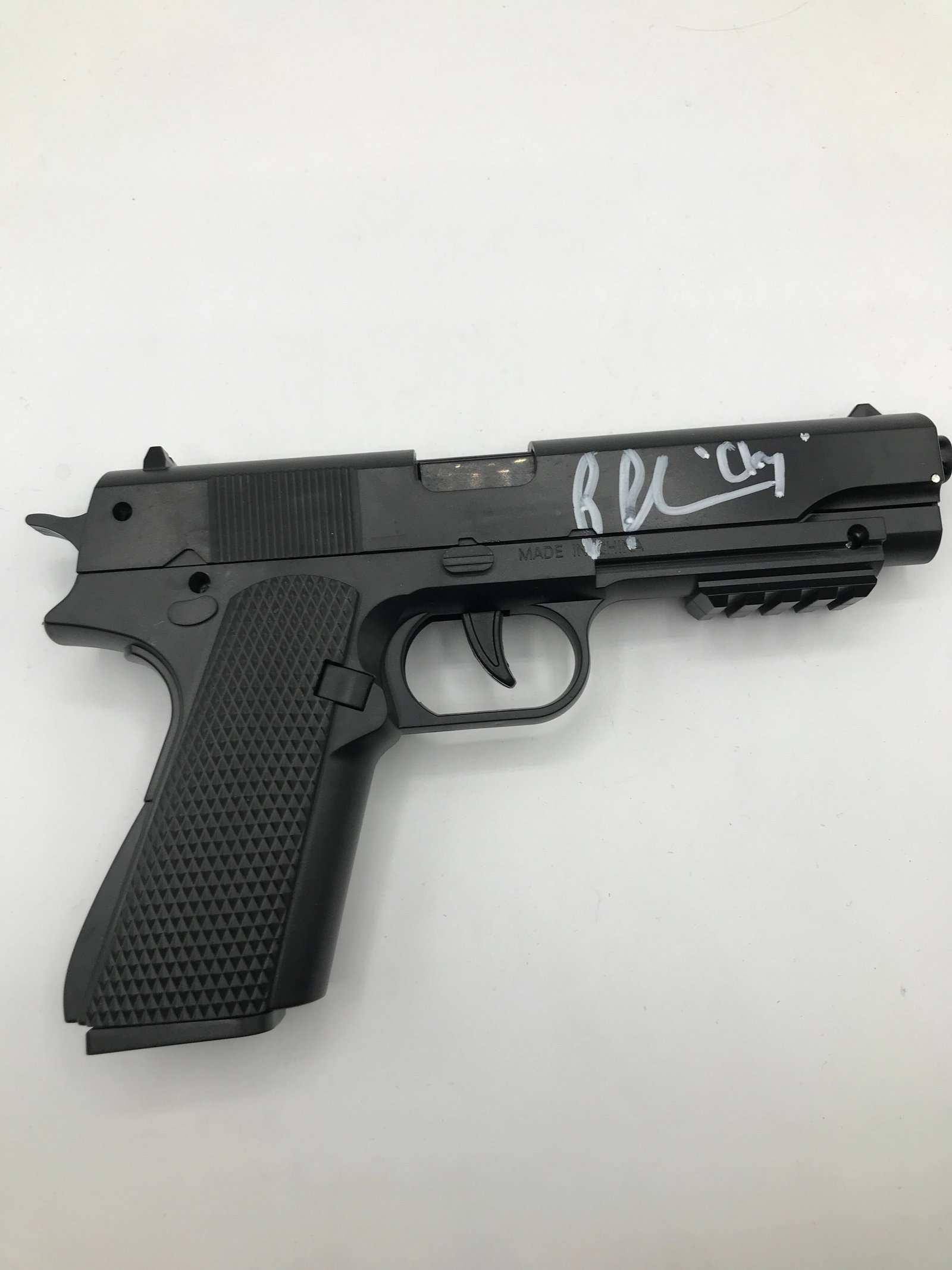 RON PERLMAN SIGNED SONS OF ANARCHY PROP GUN (WWOC COA) (1 of 1)