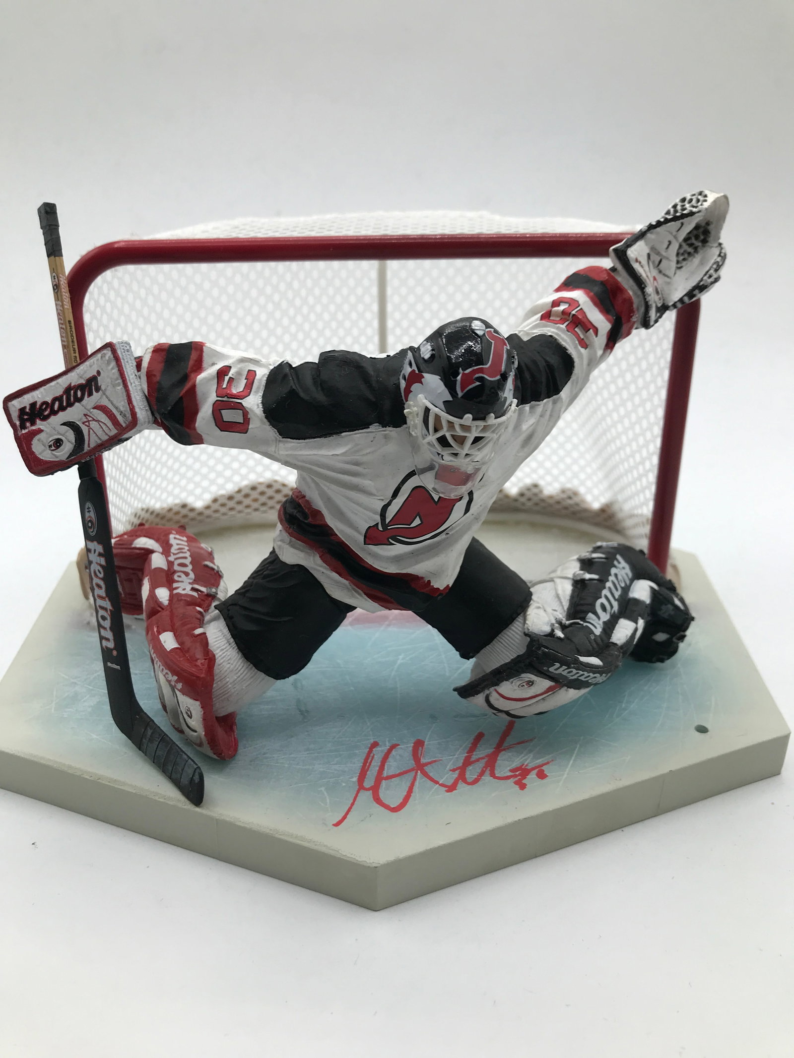 MARTIN BRODEUR SIGNED MCFARLANE FIGURE - ACE COA: Prices are in Canadian dollars