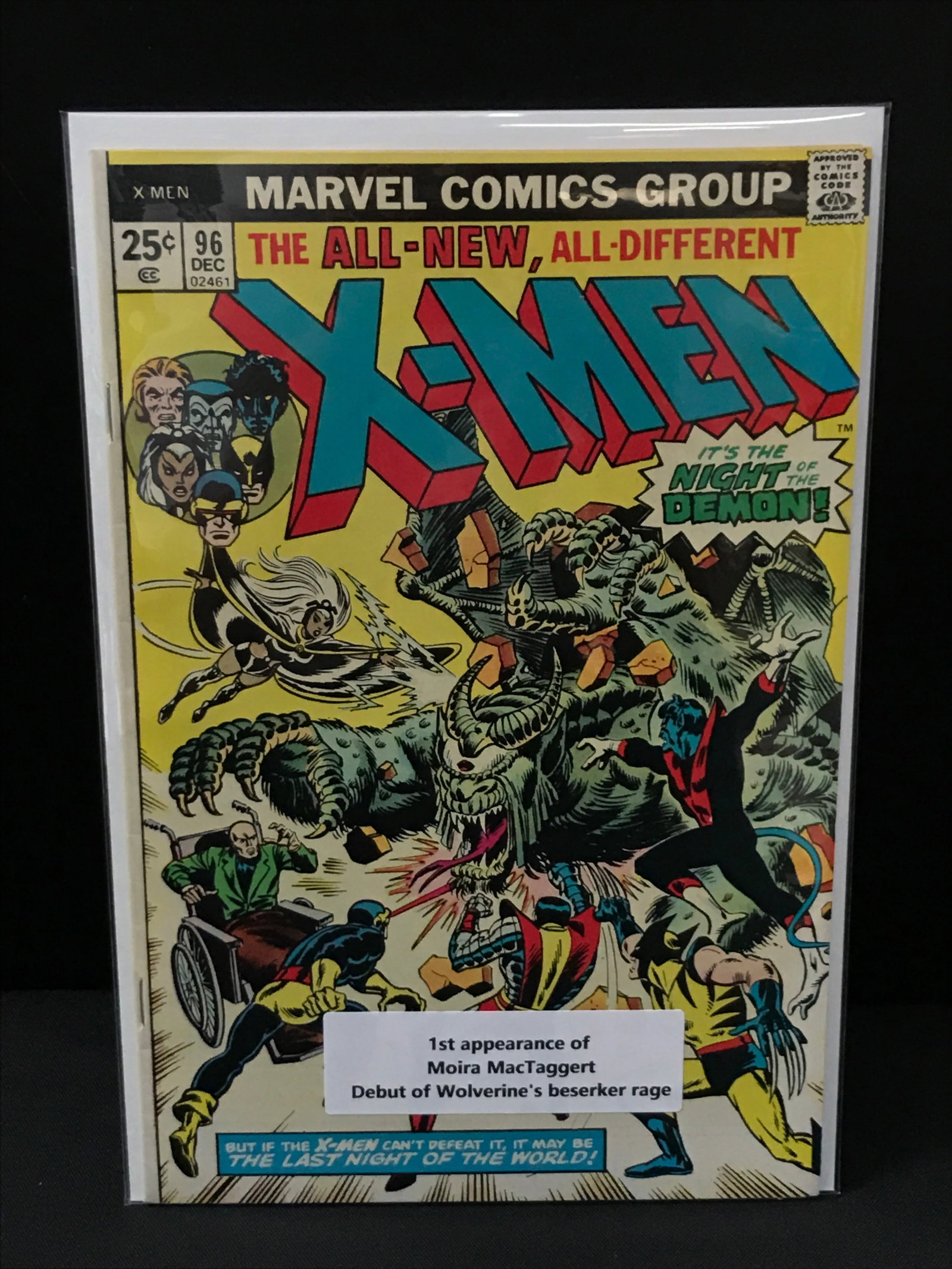 X-MEN #96 DEBUT OF WOLVERINE'S BESERKER RAGE - MARVEL COMICS: Prices are in Canadian dollars