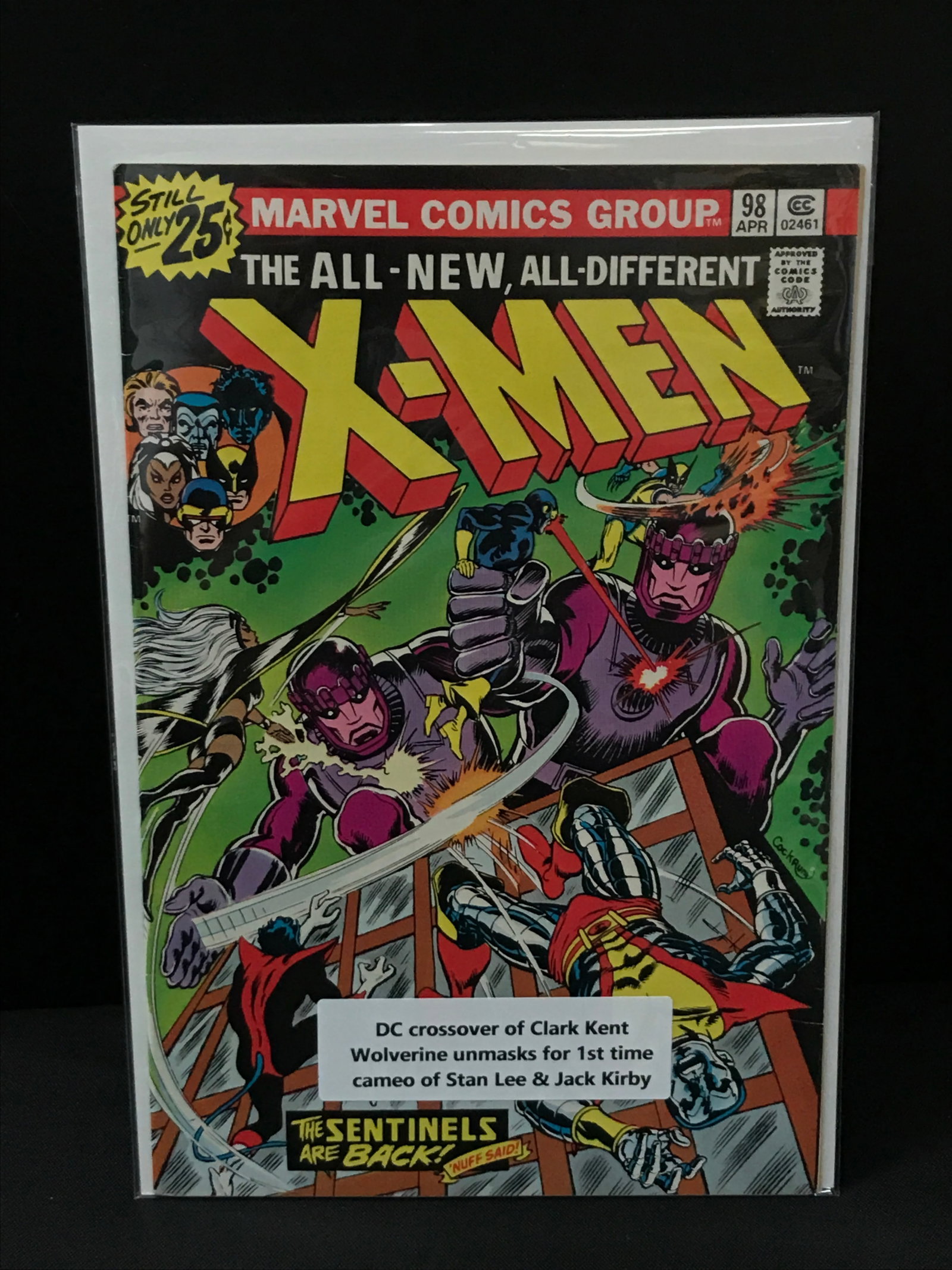 X-MEN #98 DC CROSSOVER - MARVEL COMICS: Prices are in Canadian dollars