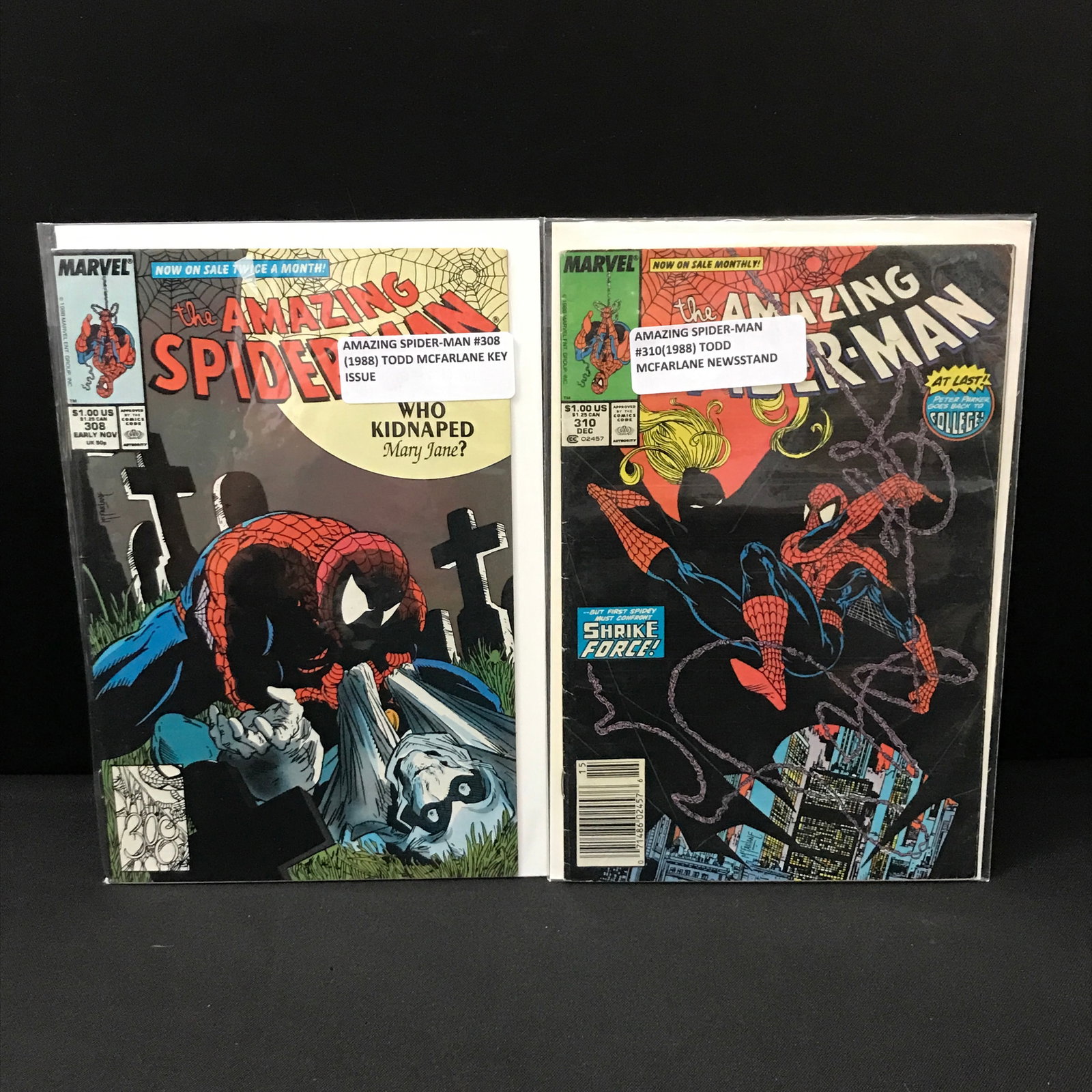 LOT OF 2 AMAZING SPIDERMAN COMICS - MARVEL COMICS (1 of 1)
