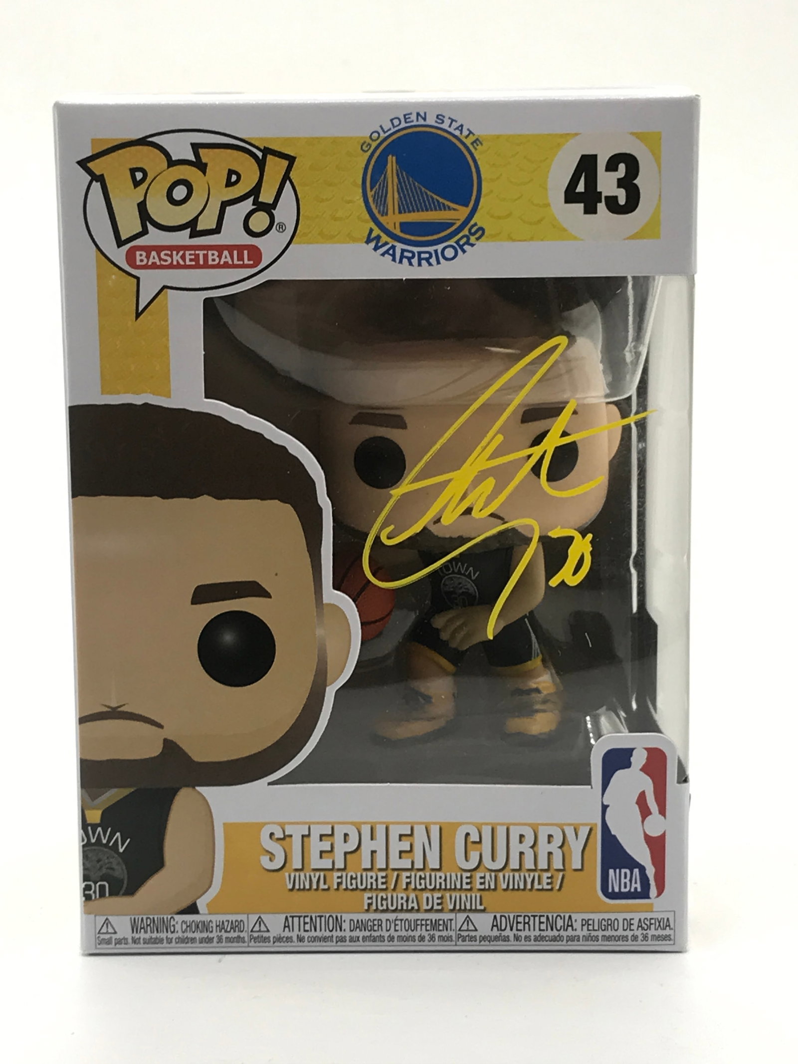 STEPHEN CURRY SIGNED FUNKO POP - ACE COA: Prices are in Canadian dollars