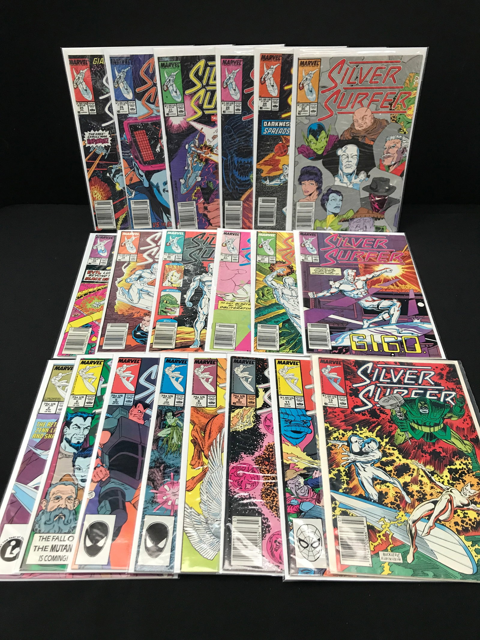 LARGE LOT OF SILVER SURFER COMICS - MARVEL COMICS (1 of 1)