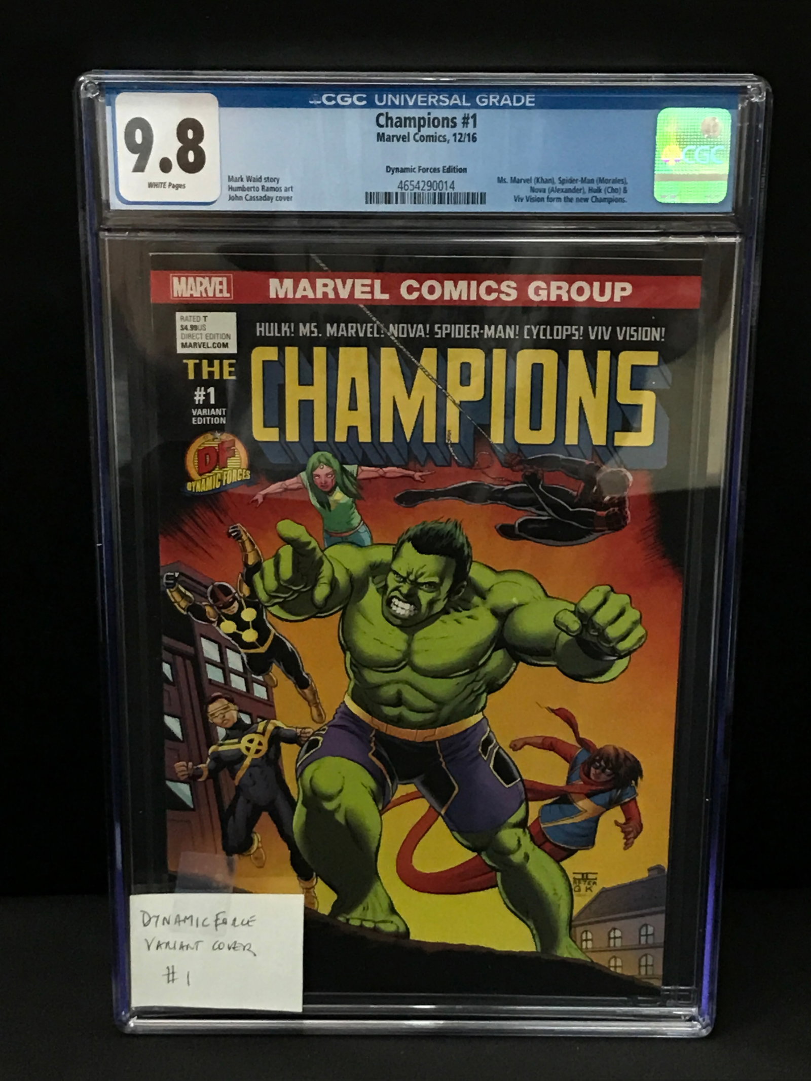 CHAMPIONS #1 BY MARVEL COMICS - CGC GRADE 9.8: Prices are in Canadian dollars