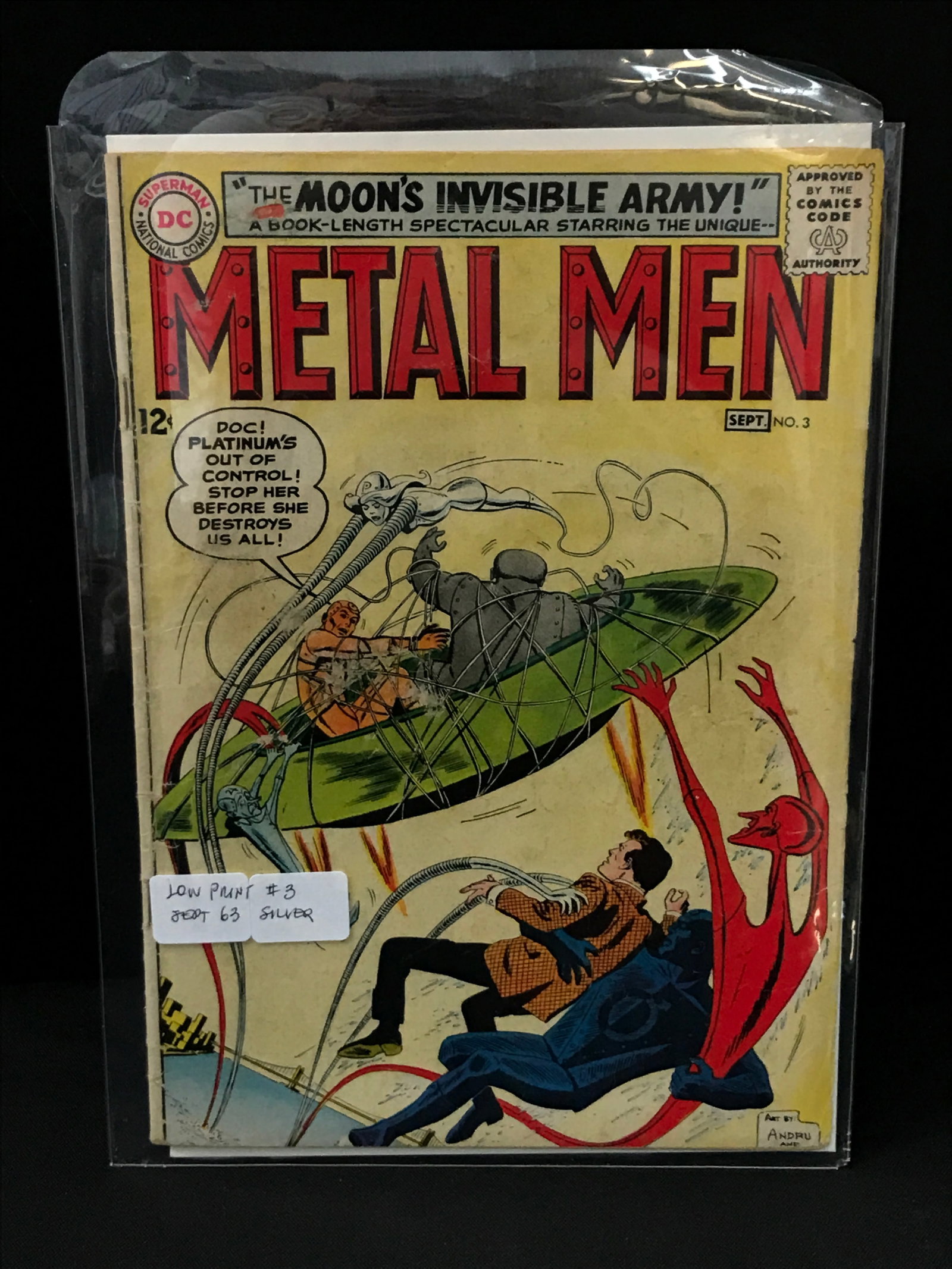 METAL MEN #3 (1963) - DC COMICS: Prices are in Canadian dollars