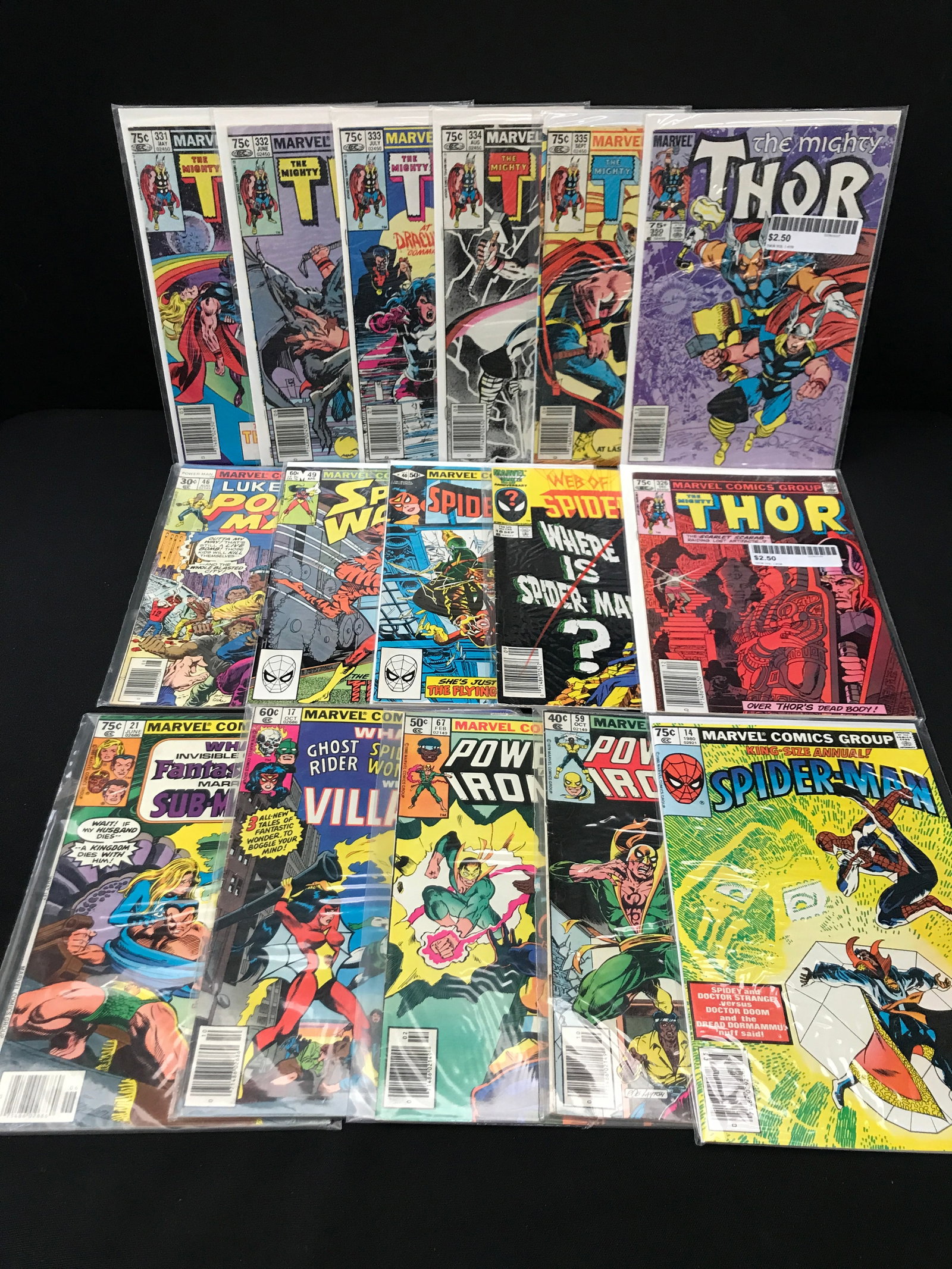 LARGE LOT OF MIXED TITLE COMICS - MARVEL COMICS (1 of 1)