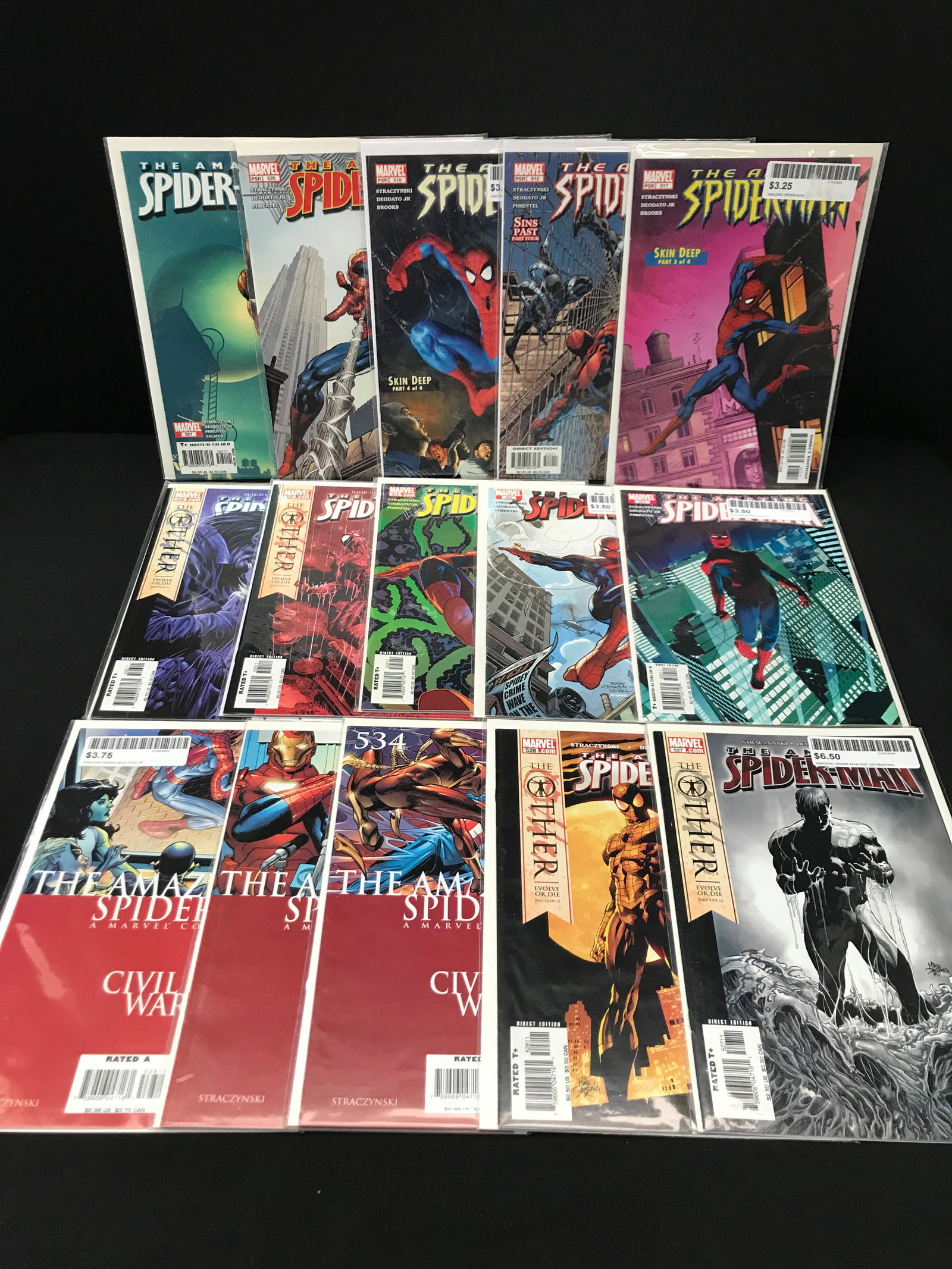 LOT OF 15 AMAZING SPIDERMAN COMICS - MARVEL COMICS (1 of 1)
