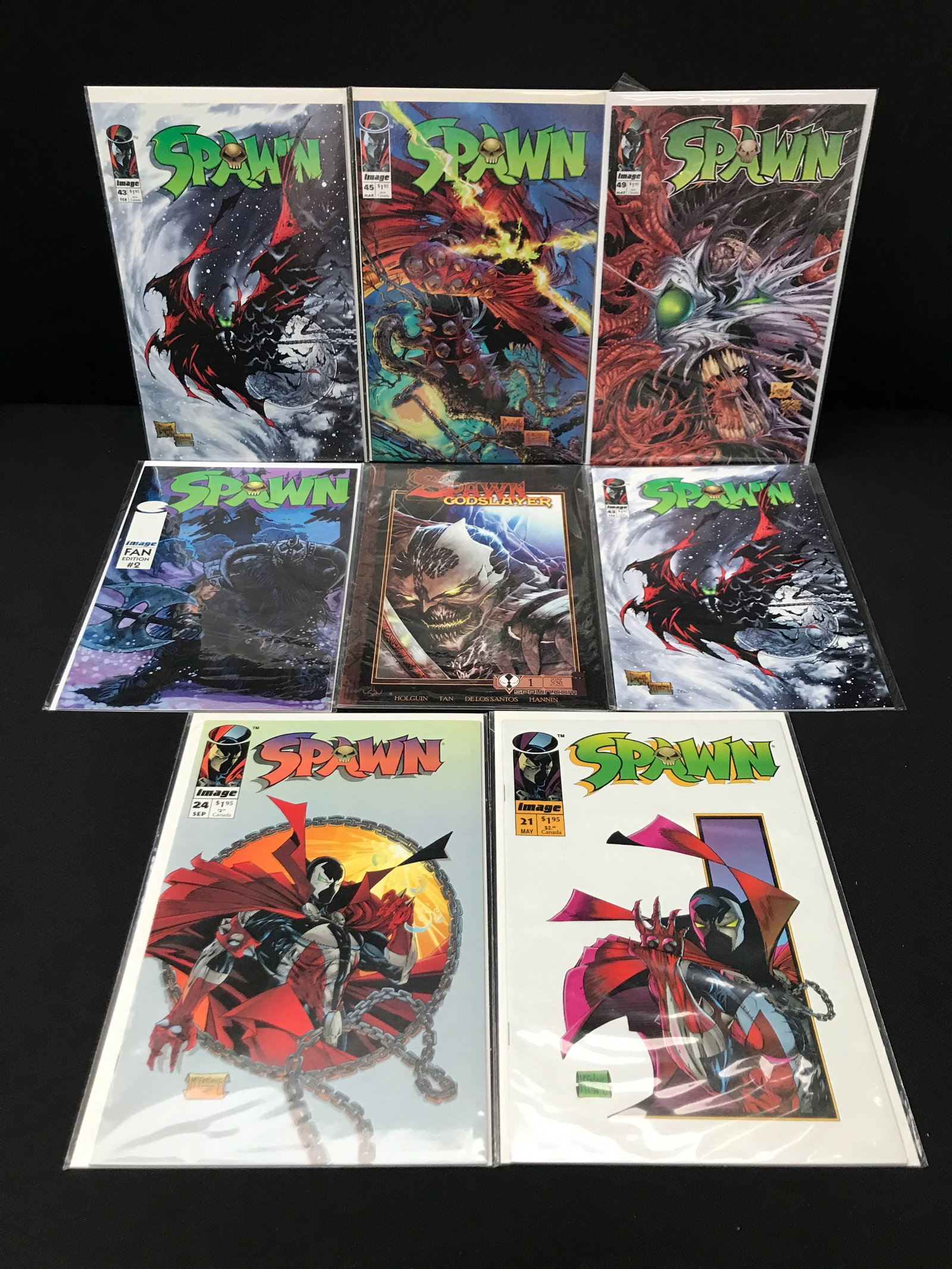 LOT OF 8 SPAWN COMICS - IMAGE COMICS: Prices are in Canadian Dollars
