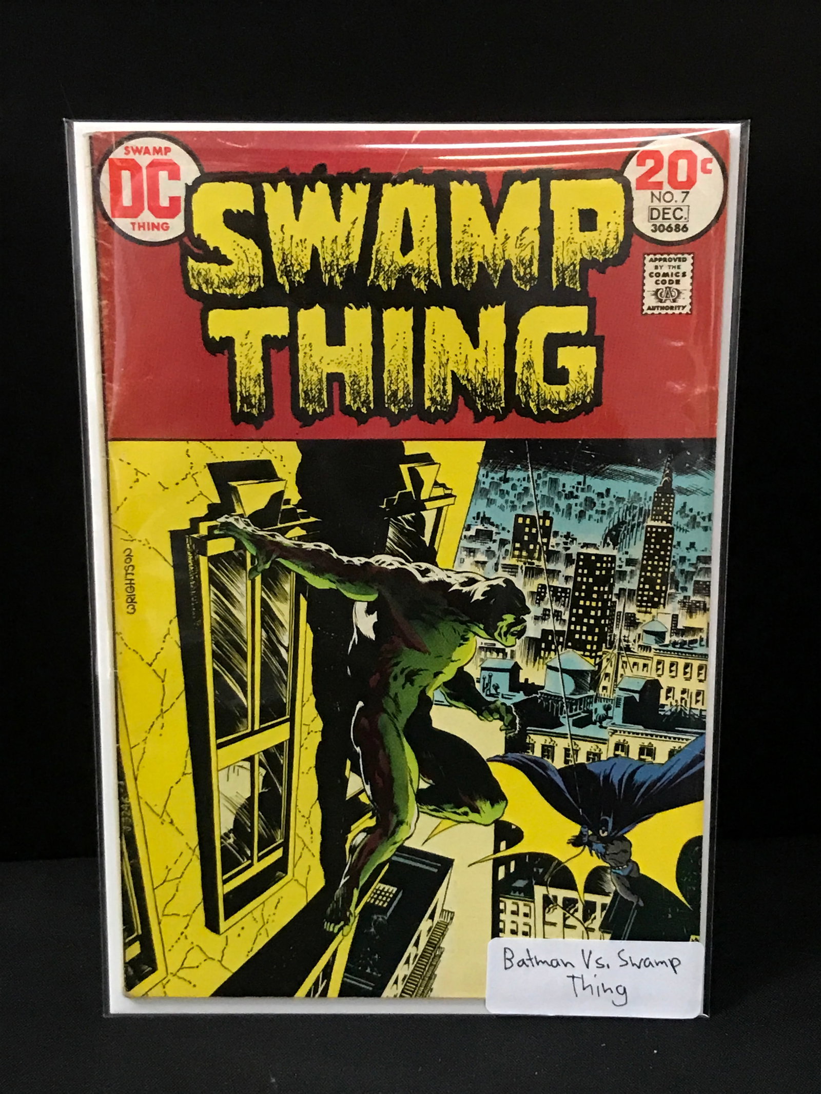 SWAMP THING #7 VS BATMAN - DC COMICS (1 of 1)