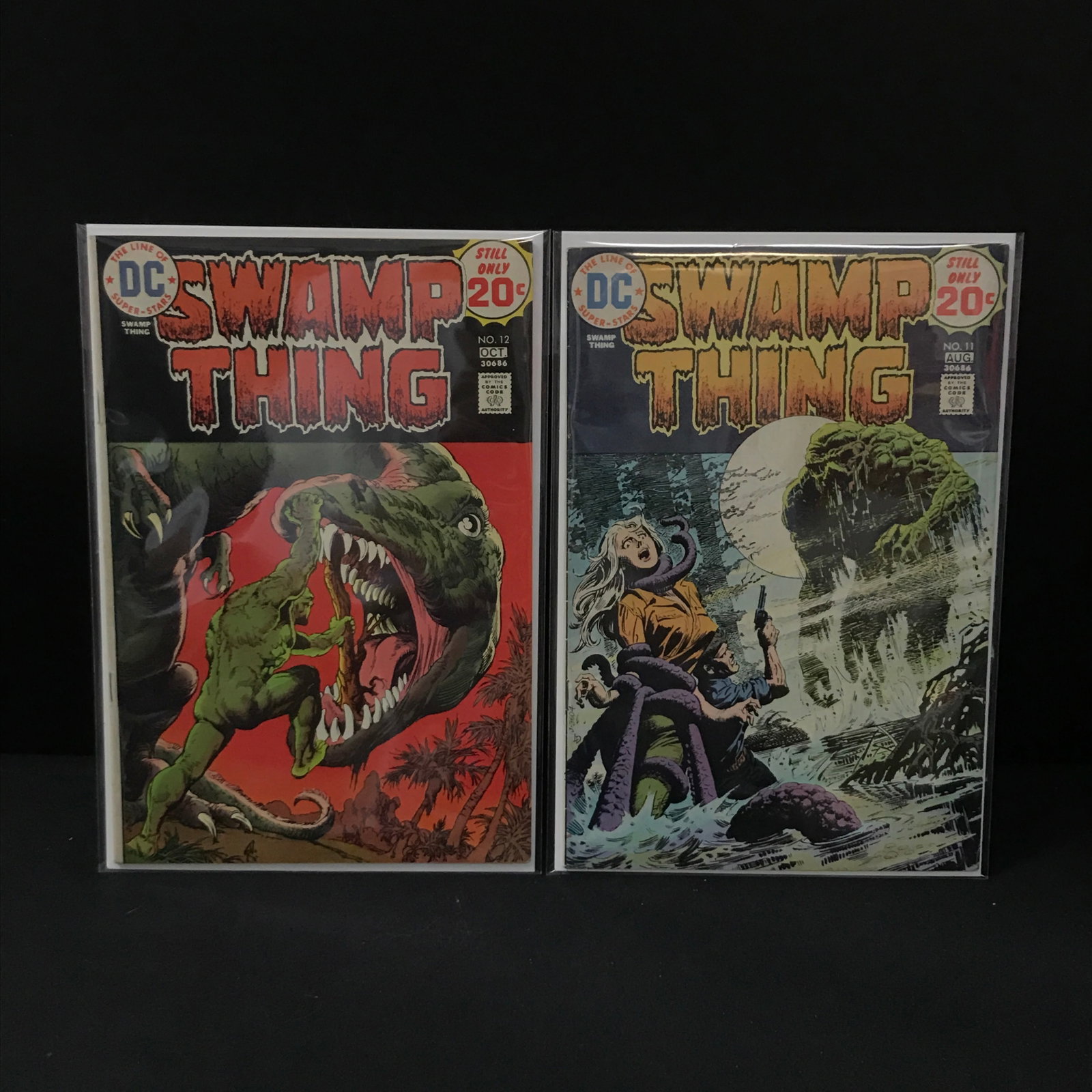 LOT OF 2 SWAMP THING COMICS #11 - #12 - DC COMICS (1 of 1)