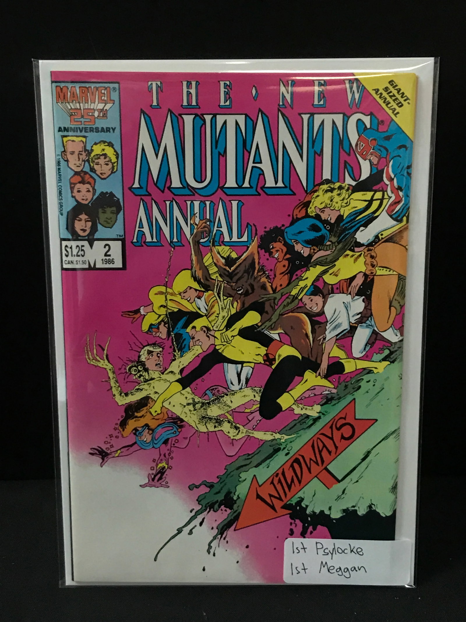 THE NEW MUTANTS ANNUAL #2 1ST PSYLOCKE - MARVEL COMICS: Prices are in Canadian Dollars