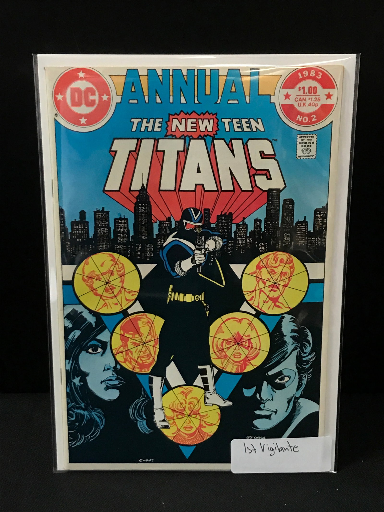 THE NEW TEEN TITANS ANNUAL #2 1ST VIGILANTE - DC COMICS: Prices are in Canadian Dollars