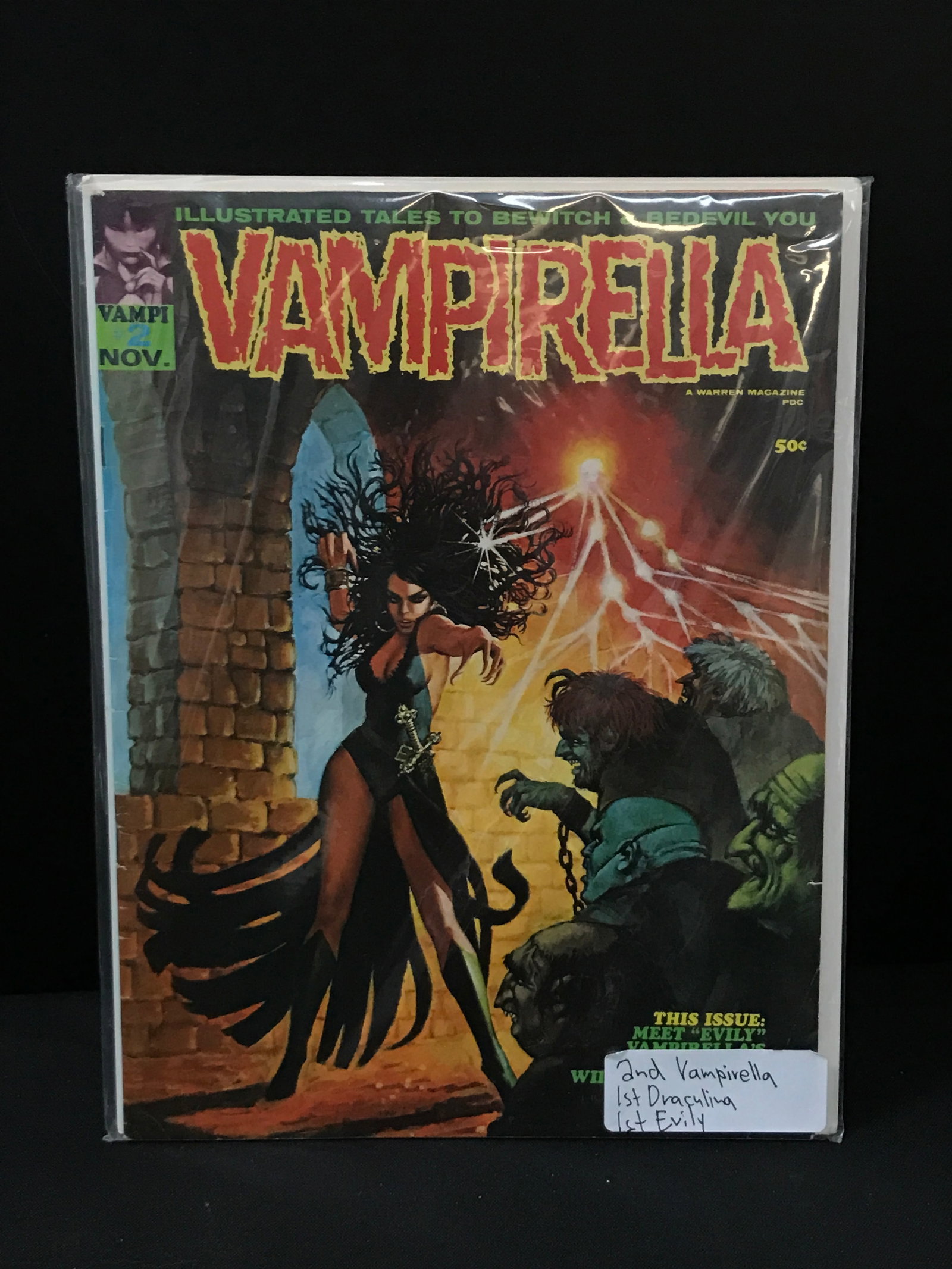 VAMPIRELLA #2 1ST DRACULINA - A WARREN MAGAZINE: Prices are in Canadian Dollars