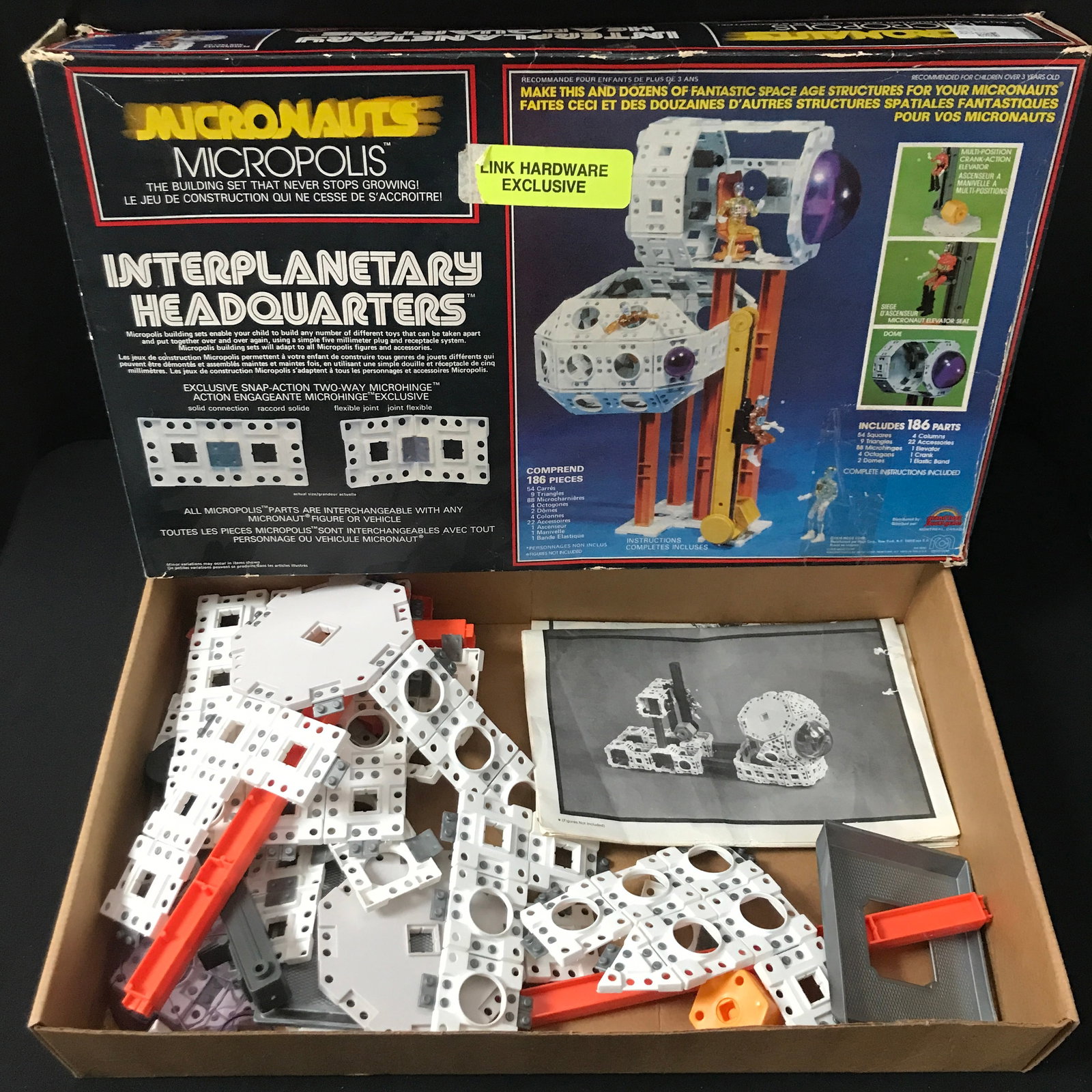 MICRONAUTS INTERPLANETARY HEADQUARTERS SET IN ORIGINAL BOX: Prices are in Canadian dollars