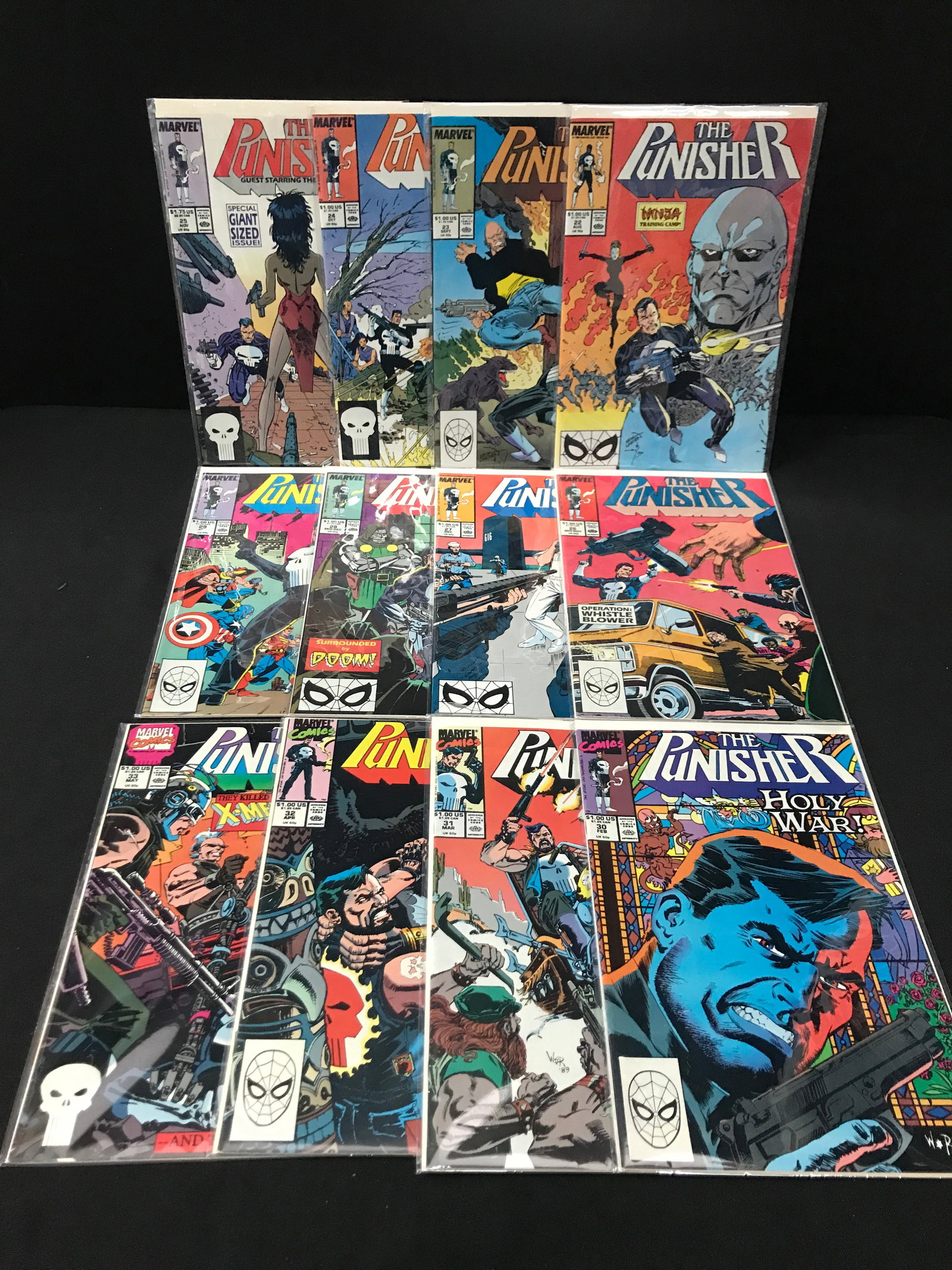 LOT OF 12 PUNISHER COMICS - MARVEL COMICS: Prices are in Canadian dollars