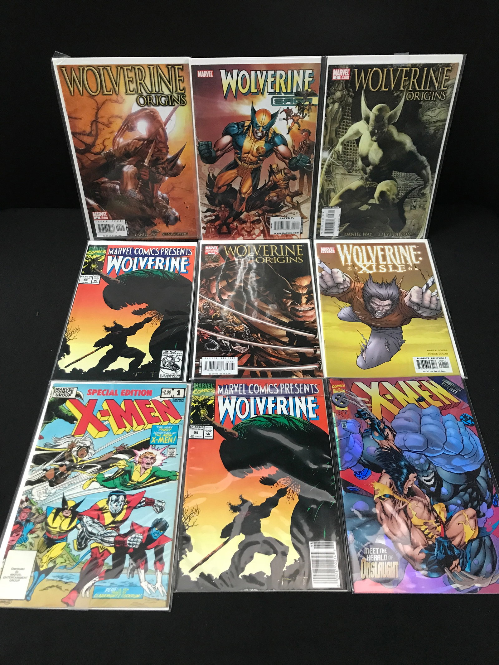 LOT OF 12 MIXED TITLE COMICS - MARVEL COMICS (1 of 1)