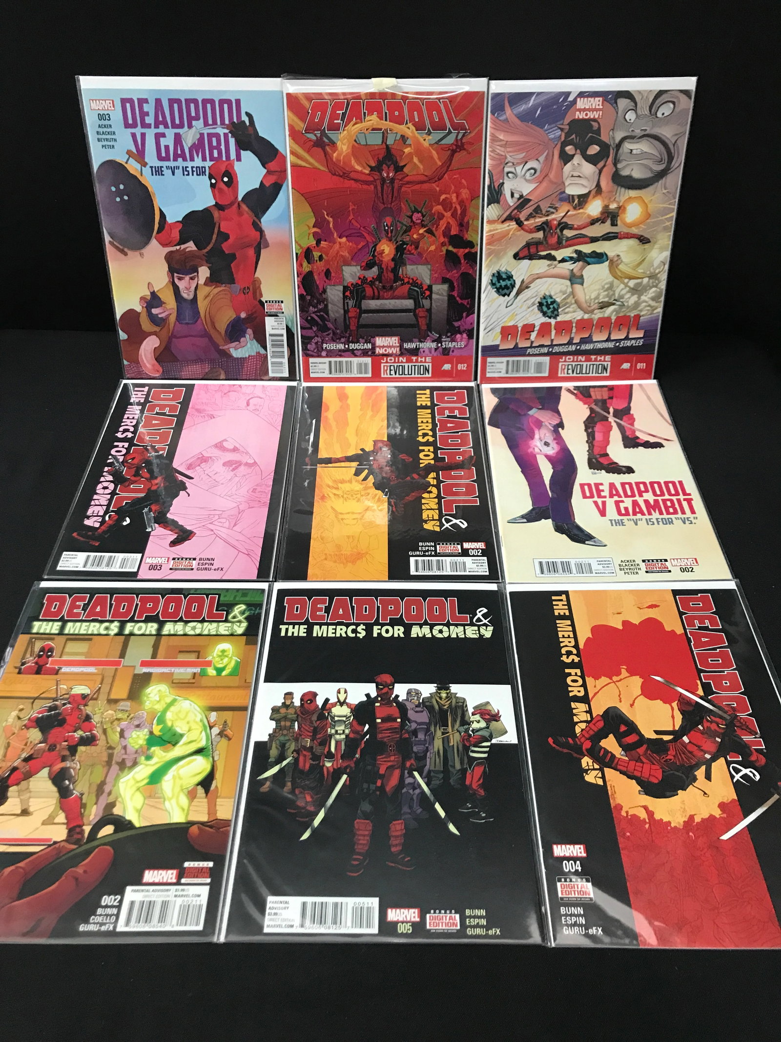 LOT OF 9 DEADPOOL COMICS - MARVEL COMICS (1 of 1)