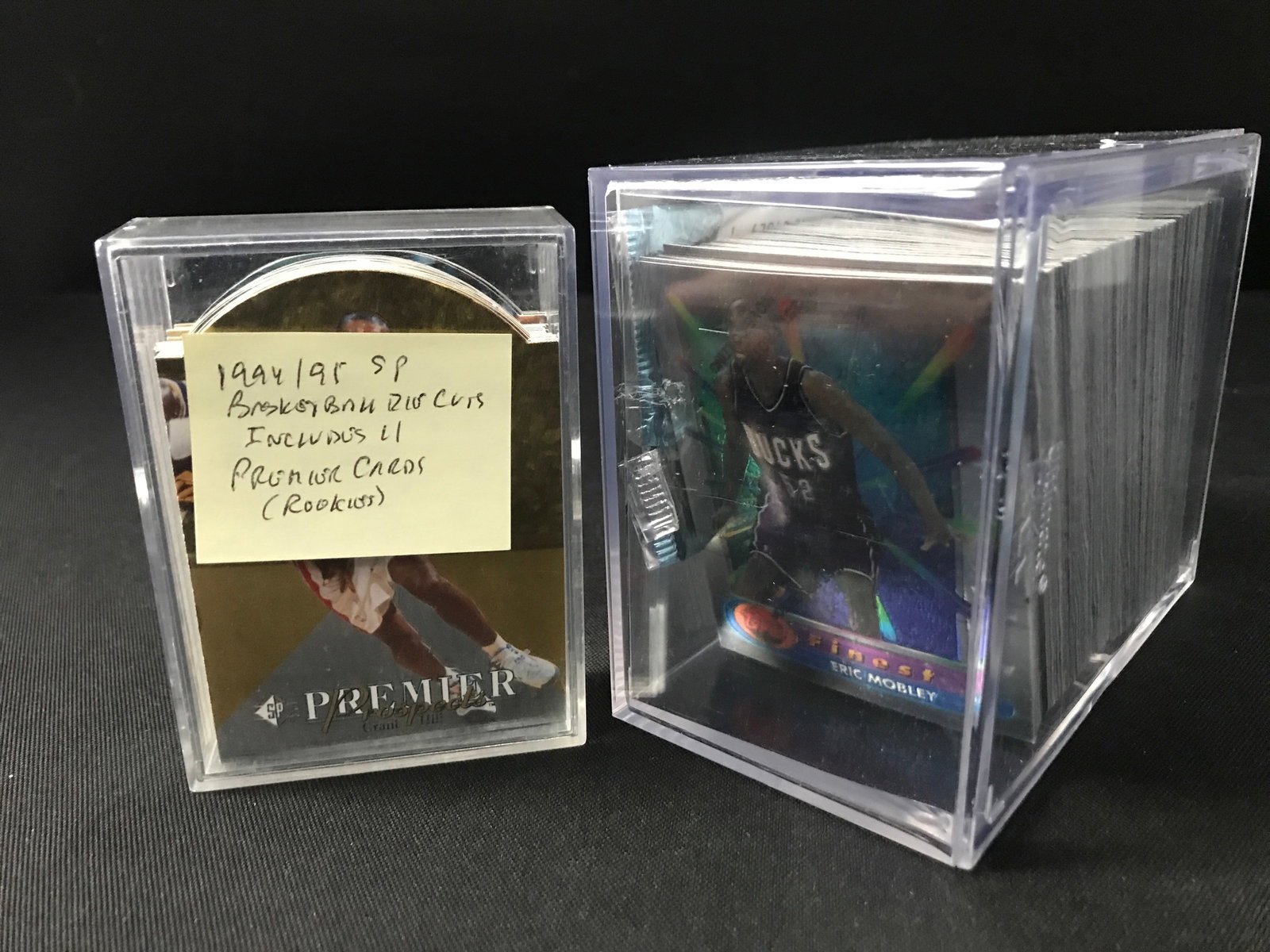 1994-95 SP RIO CUTS AND TOPPS FINEST BASKETBALL TRADING CARDS - INCLUDING 11 ROOKIES: Prices are in Canadian dollars