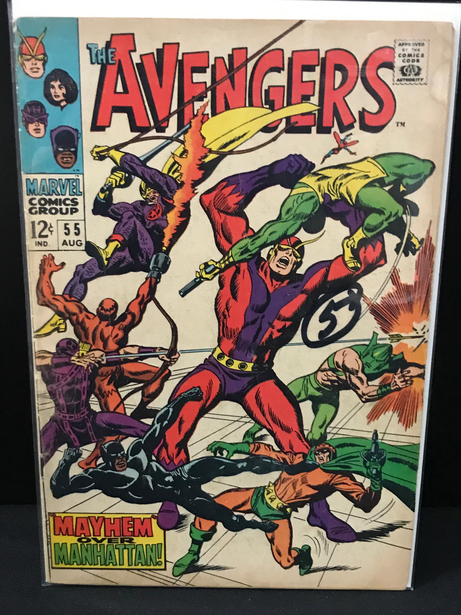 THE AVENGERS #55 - MARVEL COMICS (1 of 1)