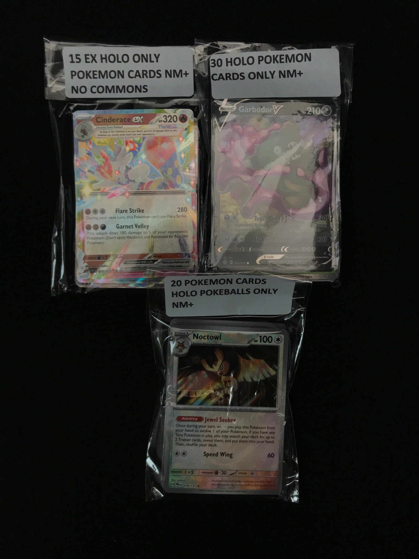 LOT OF 65 POKEMON TCG TRADING CARDS - HOLOS ONLY: Prices are in Canadian dollars