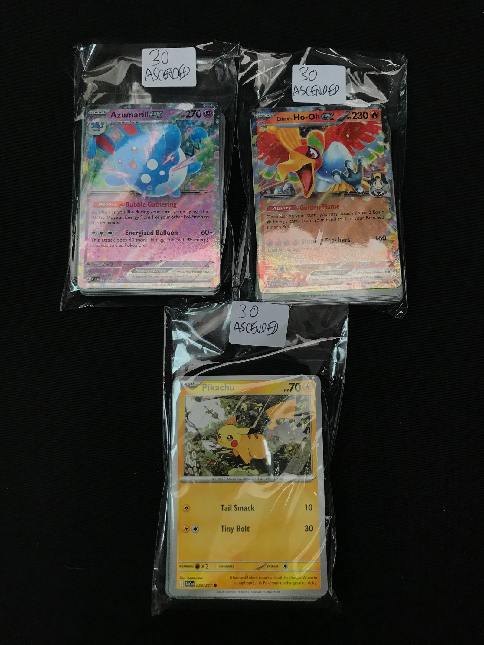 LOT OF 90 POKEMON TCG ASCENDED HEROES TRADING CARDS: Prices are in Canadian dollars