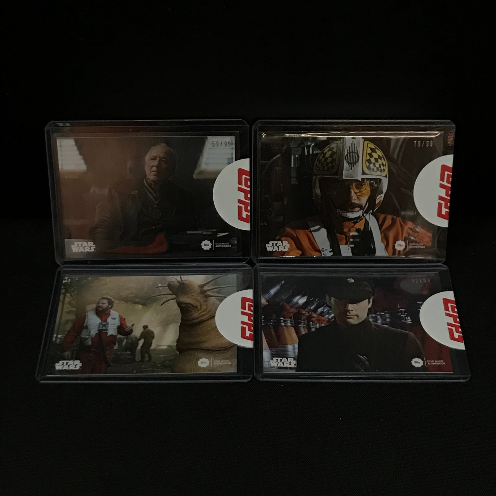LOT OF 4 LTD EDITION TOPPS STAR WARS TRADING CARDS /99: Prices are in Canadian dollars