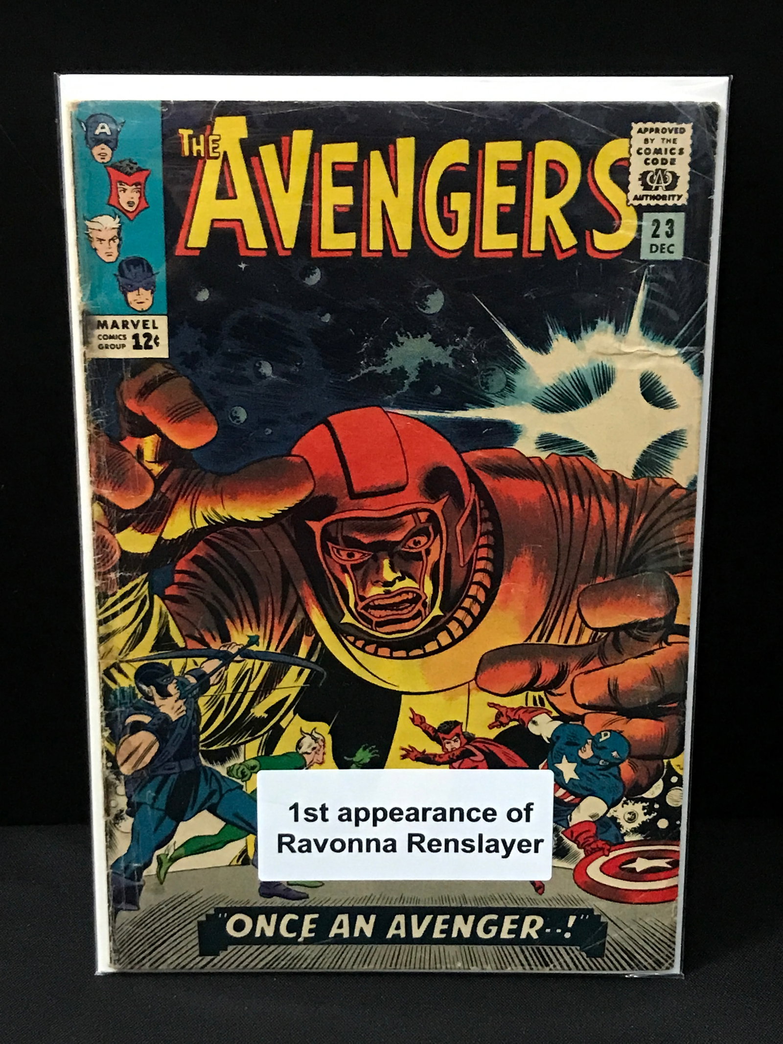 THE AVENGERS #23 1ST APP OF RAVONNA RENSLAYER - MARVEL COMICS: Prices are in Canadian dollars