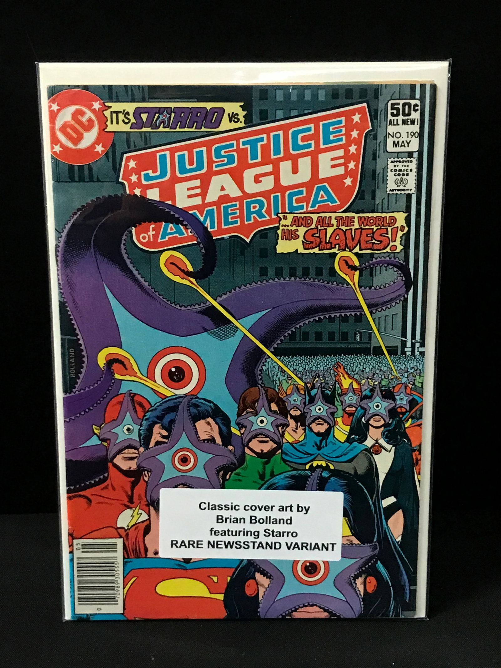 JUSTICE LEAGUE OF AMERICA #190 NEWSSTAND EDITION - DC COMICS: Prices are in Canadian dollars