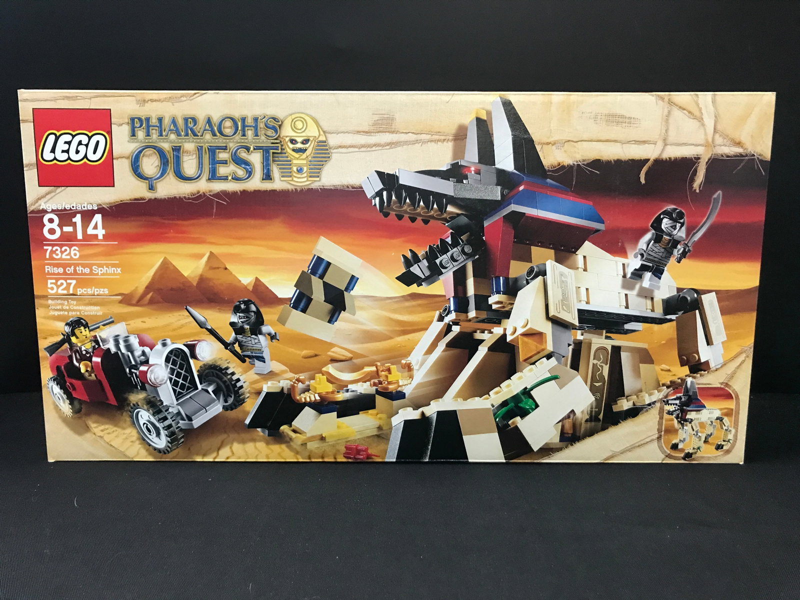SEALED LEGO PHAROAH'S QUEST 7326 RISE OF THE SPHINX IN ORIGINAL PACKAGING: Prices are in Canadian dollars