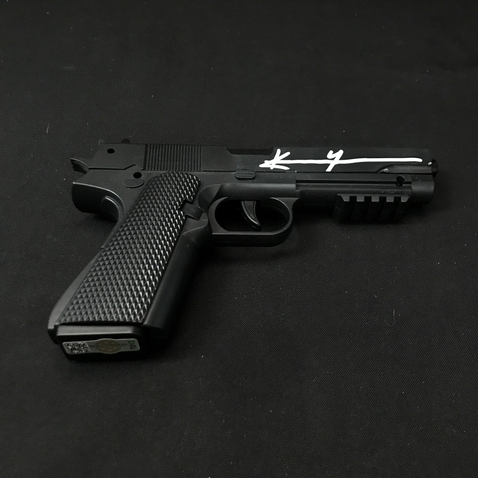 KEANU REEVES SIGNED JOHN WICK PROP GUN (HOLLYWOOD COA): Prices are in Canadian dollars