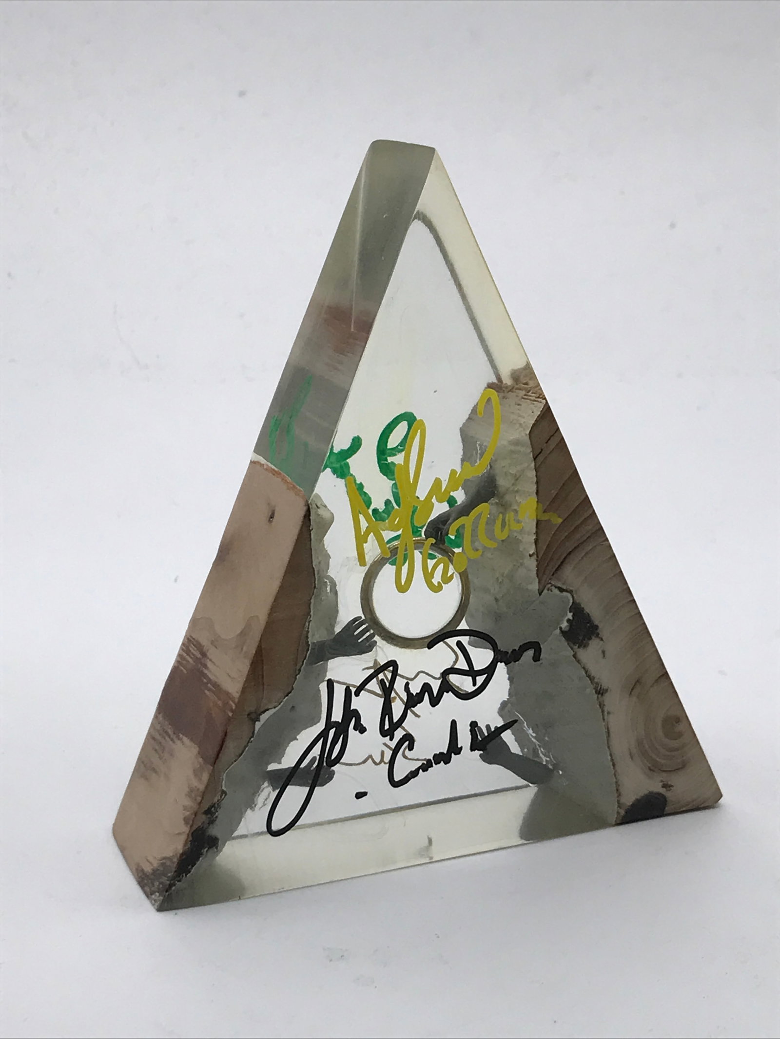 QUAD SIGNED L.O.T.R LIGHT ASTON, WOOD, SERKIS AND RHYS DAVIES - WWOC COA: Prices are in Canadian dollars