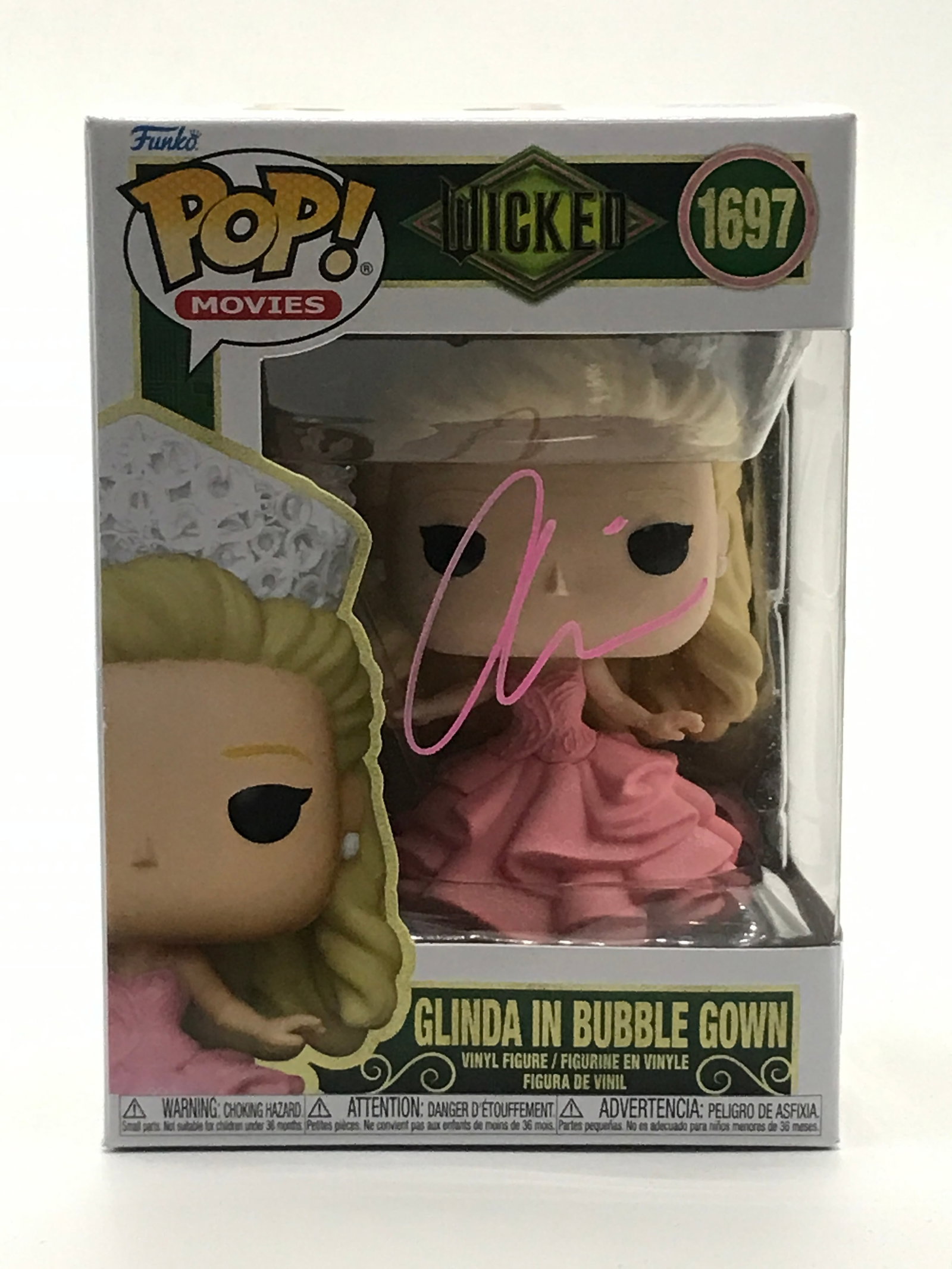 ARIANA GRANDE SIGNED GLINDA WICKED FUNKO POP - HOLLYWOOD COA: Prices are in Canadian dollars