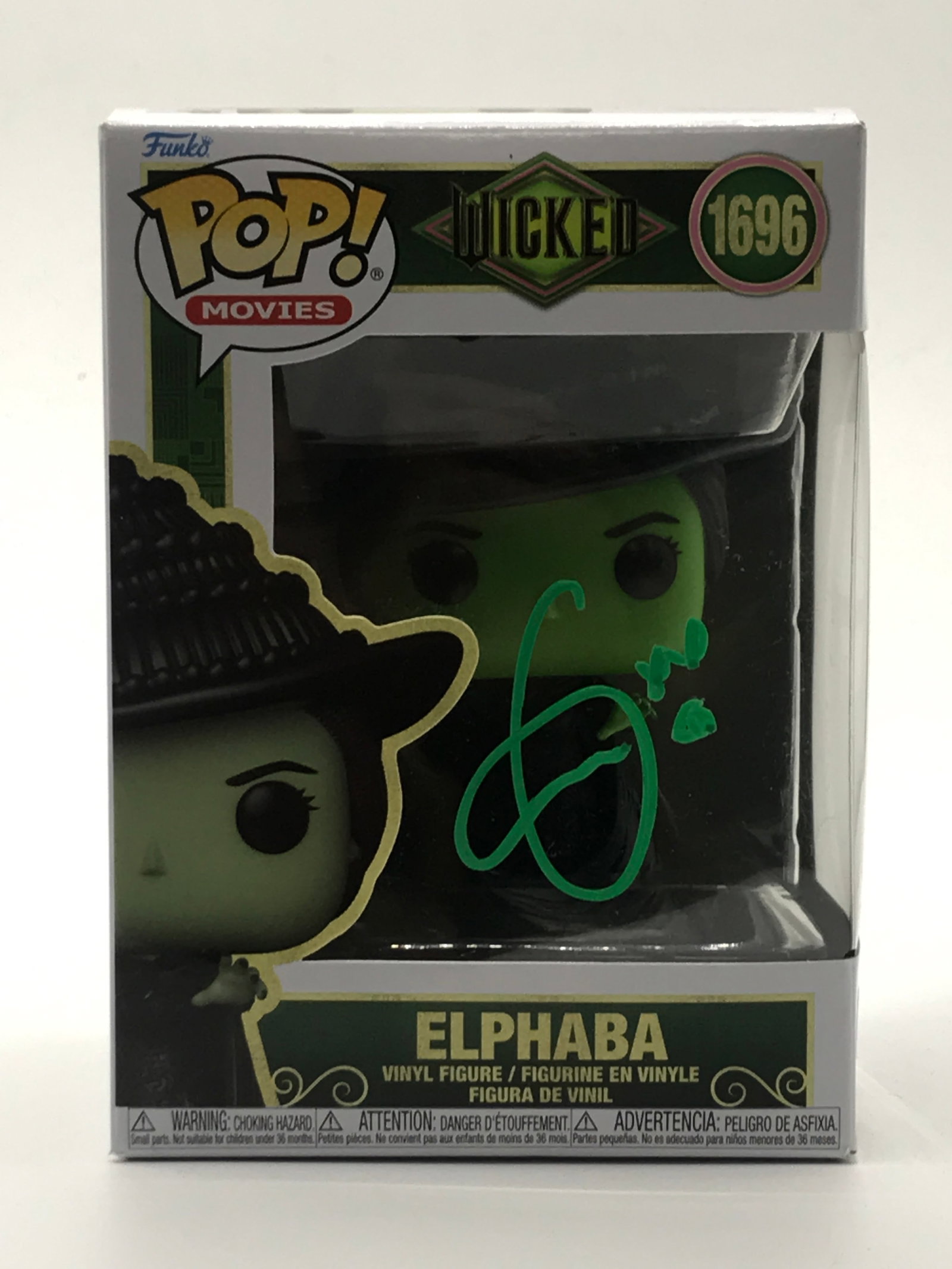 CYNTHIA ERIVO SIGNED ELPHABA WICKED FUNKO POP - HOLLYWOOD COA: Prices are in Canadian dollars